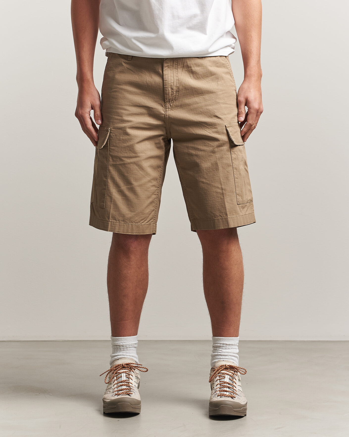 Herre | Shorts | Carhartt WIP | Regular Cargo Ripstop Shorts Leather