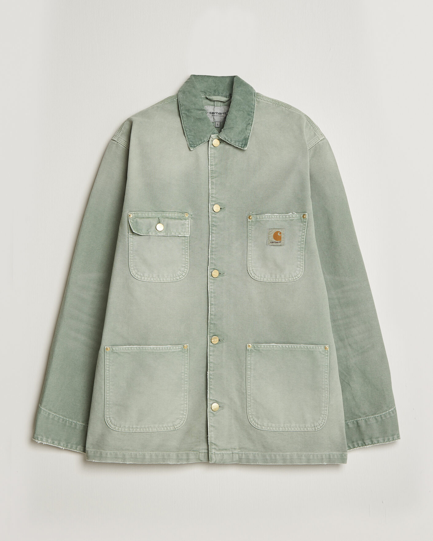 Herre | Jakker | Carhartt WIP | OG Dearborn Canvas Chore Coat  Shady Green