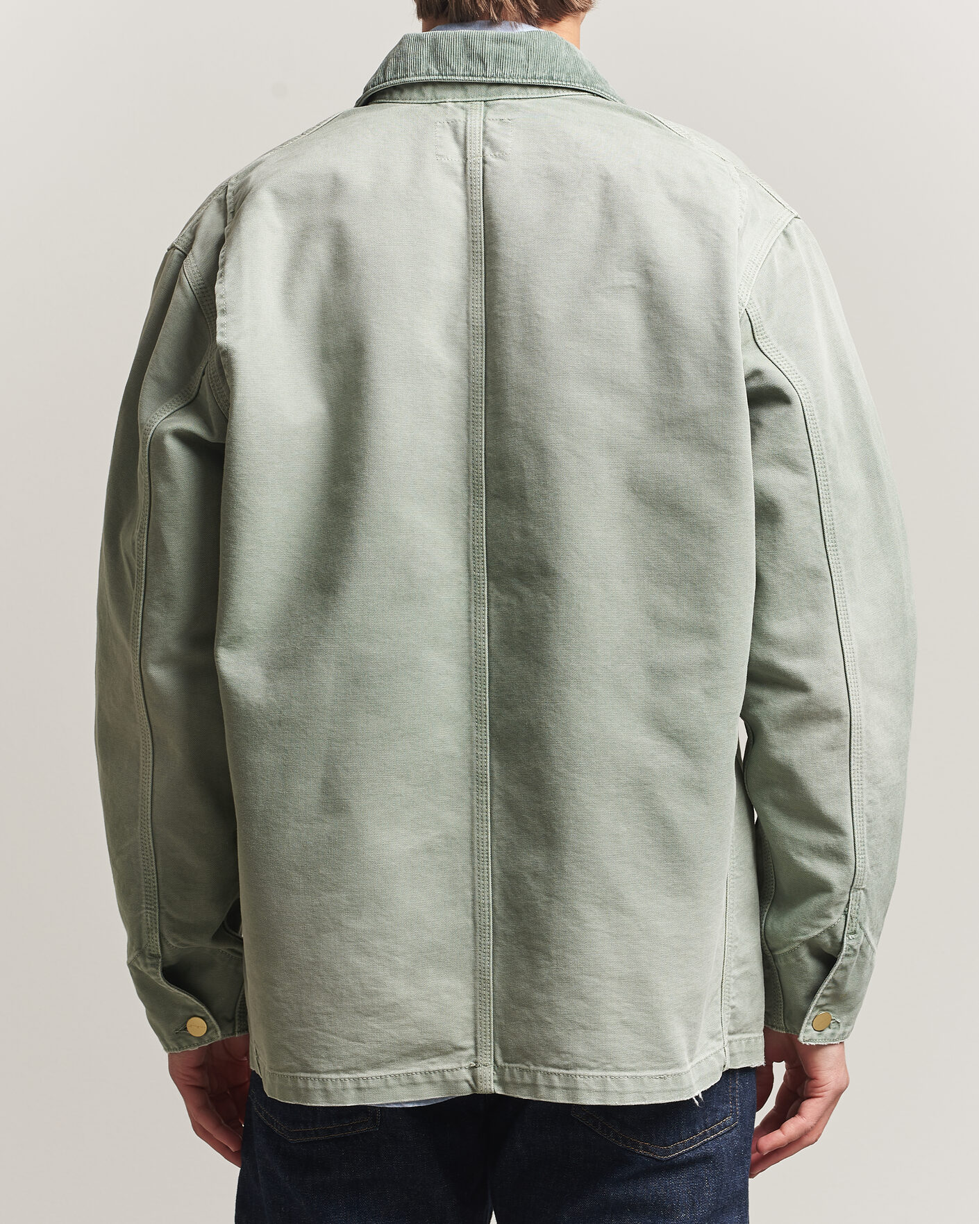 Herre | Jakker | Carhartt WIP | OG Dearborn Canvas Chore Coat  Shady Green