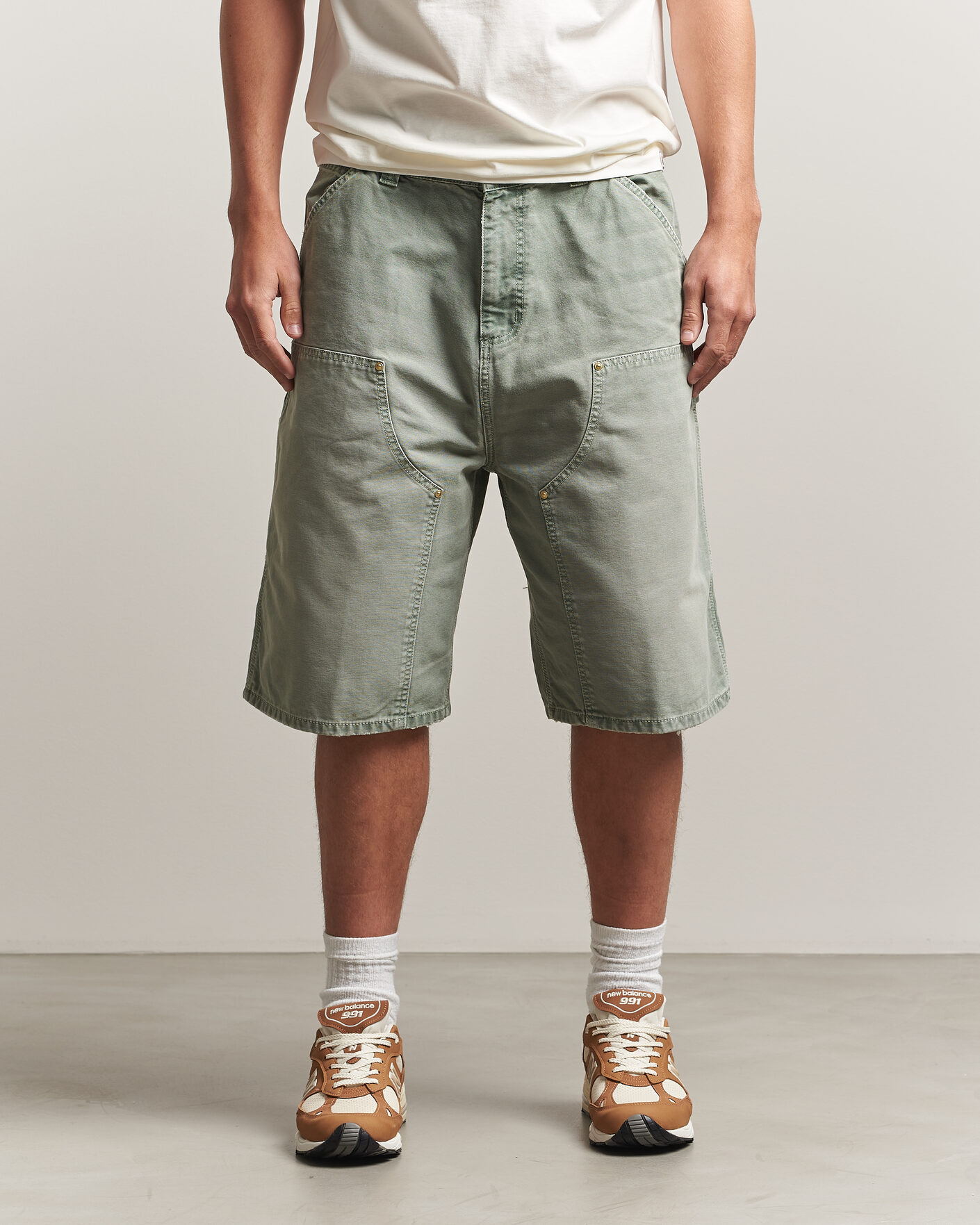Herre | Shorts | Carhartt WIP | OG Dearborn Canvas Double Knee Shorts Shady Green