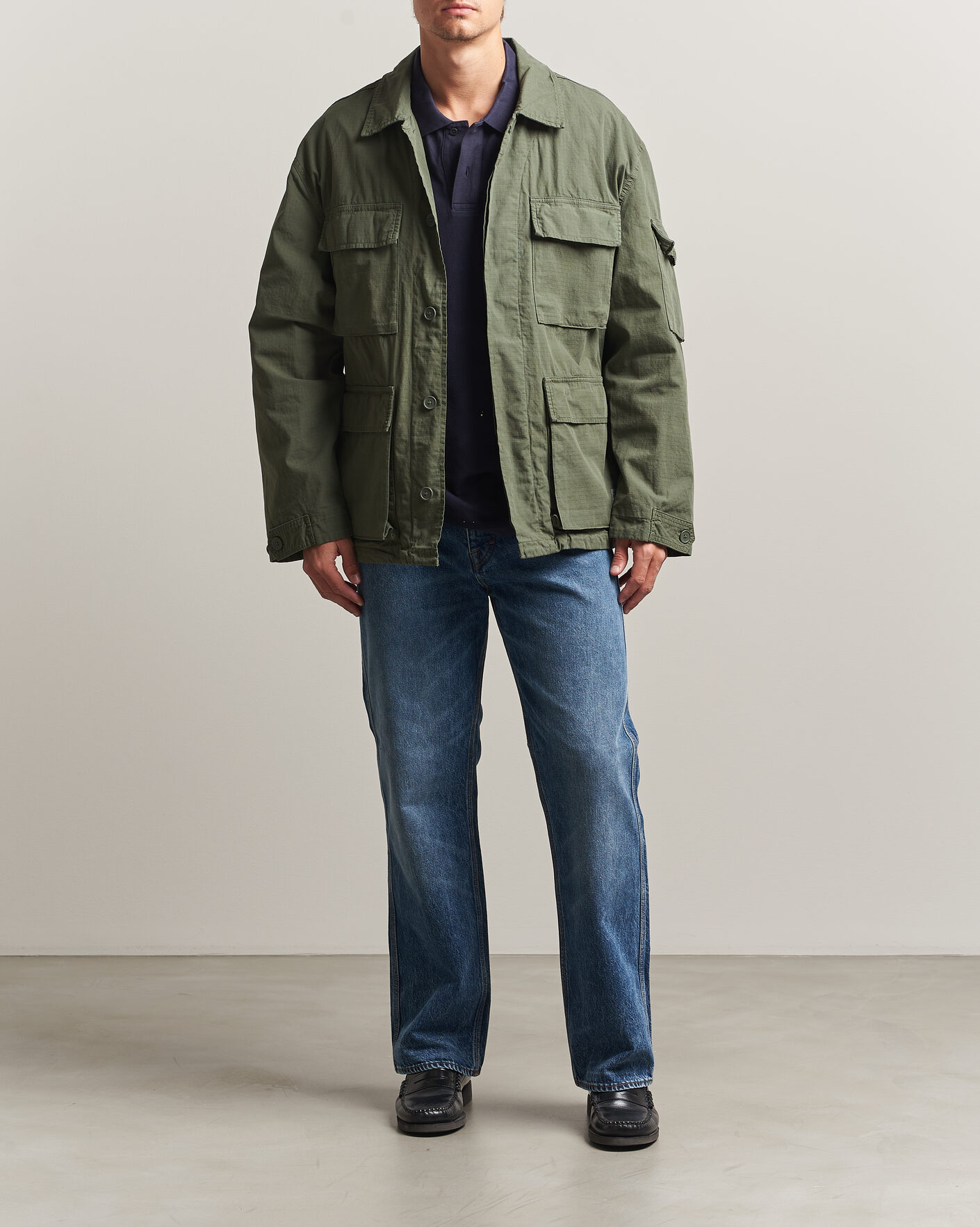 Herre | Jakker | Carhartt WIP | Manderson Ripstop Jacket Leaf