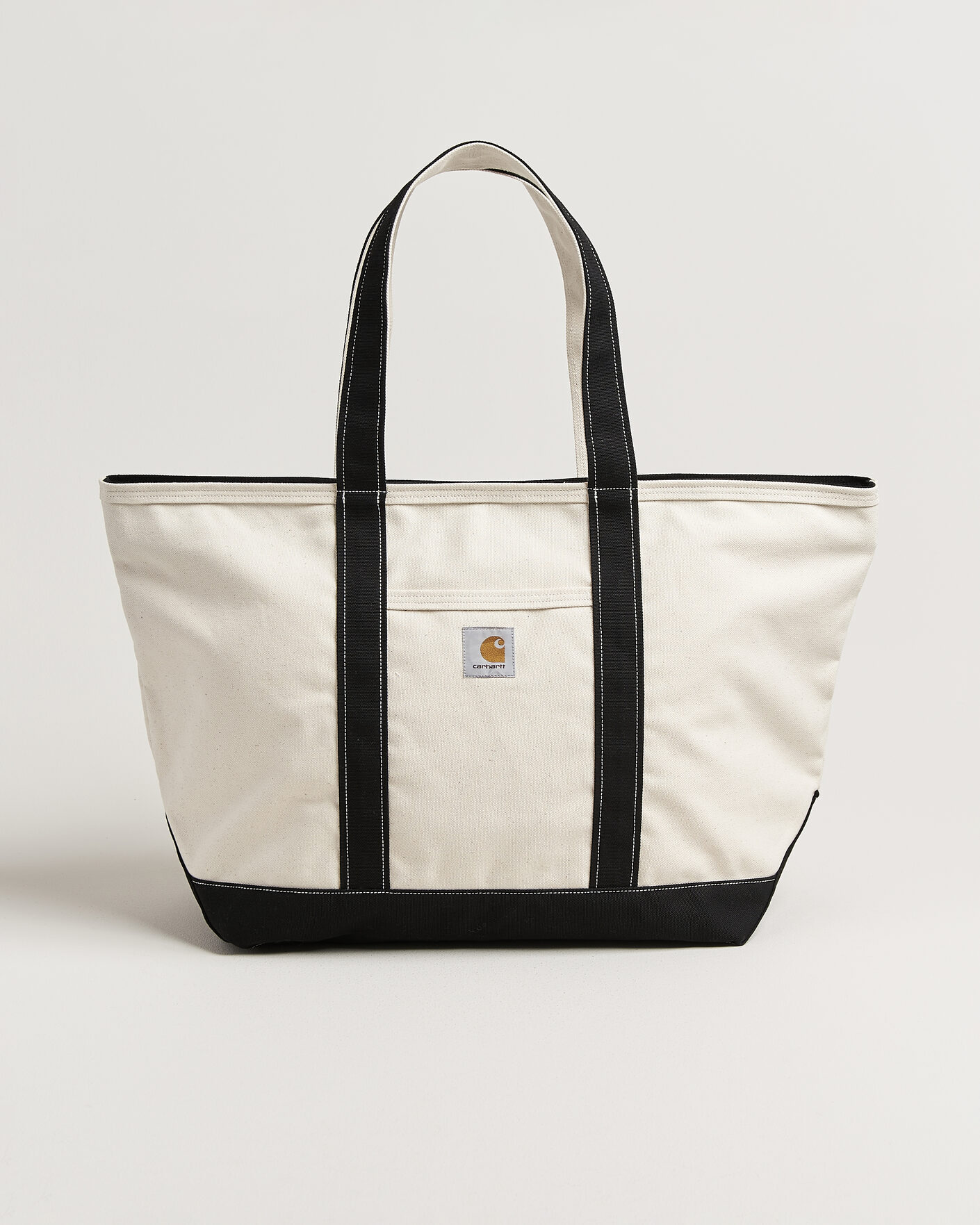 Herre | Tasker | Carhartt WIP | Canvas Beach Tote Natural/Black