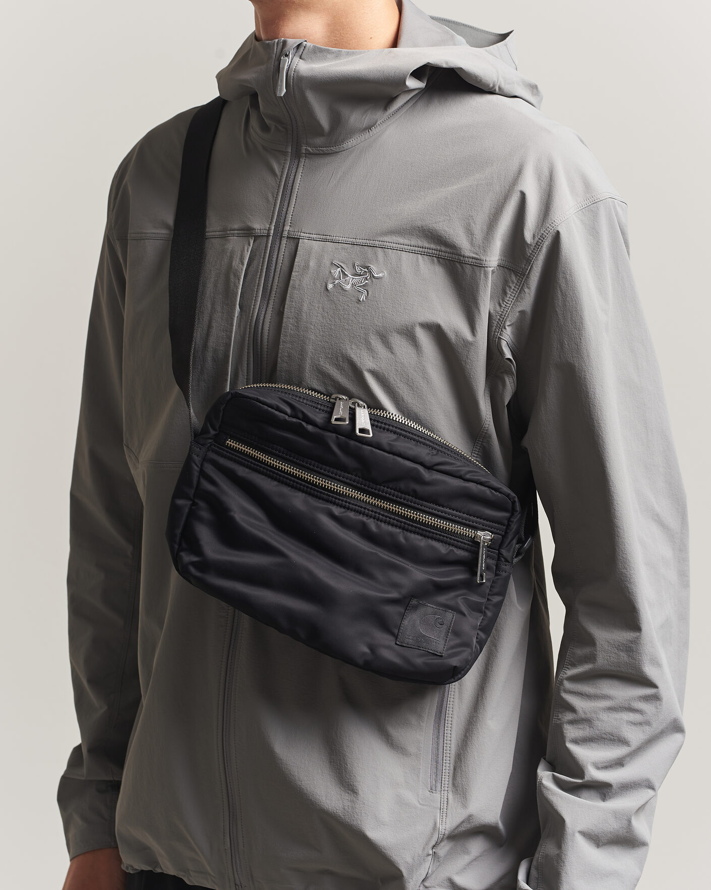 Herre | Tasker | Carhartt WIP | Otis Nylon Shoulder Bag Black