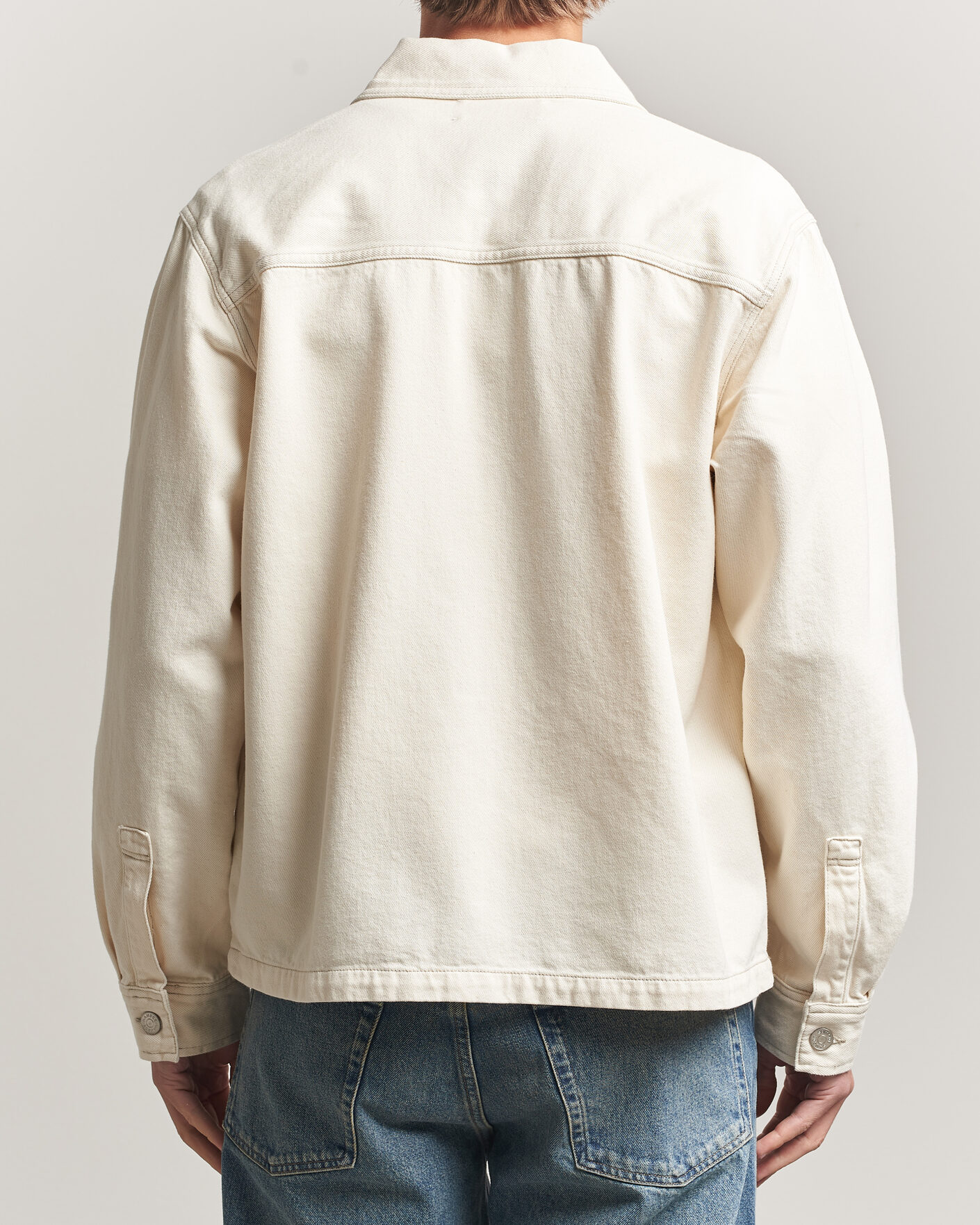 Herre | Skjorter | Samsøe Samsøe | Chore Denim Overshirt Soft Natural