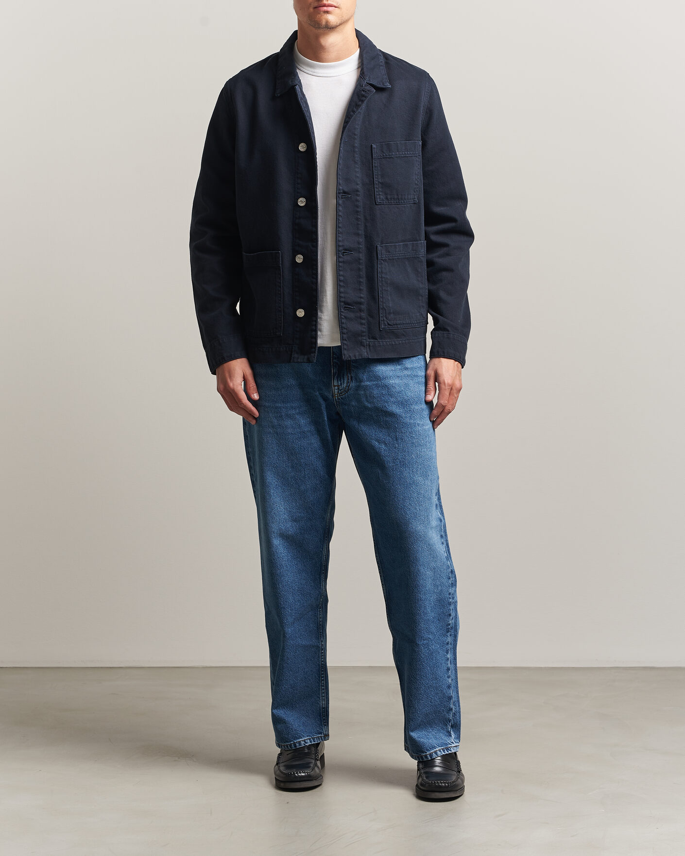 Herre | Skjorter | Samsøe Samsøe | New Worker Overshirt Salute Navy
