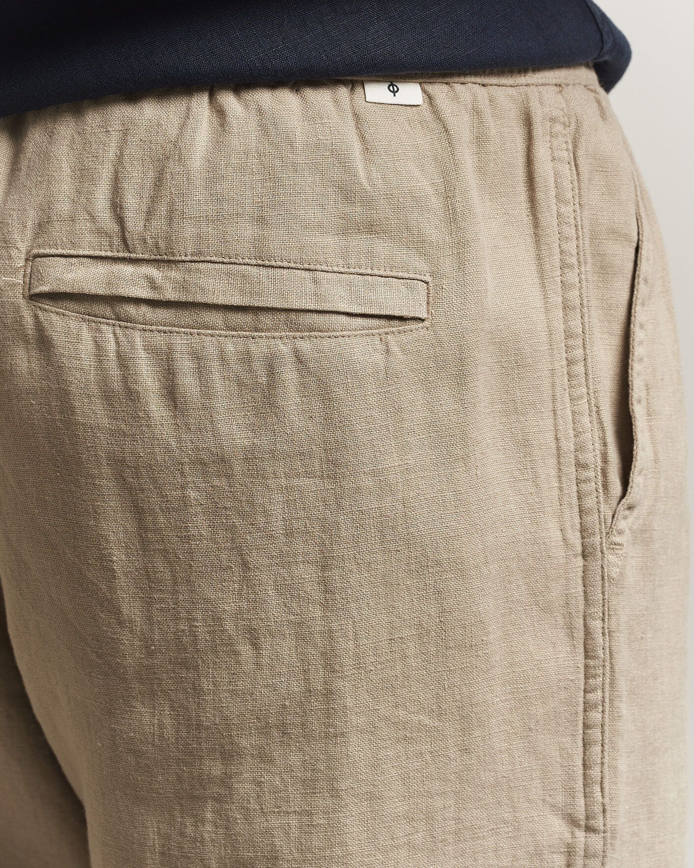 Herre | Bukser | Samsøe Samsøe | Jabari Linen Drawstring Trousers Aluminum