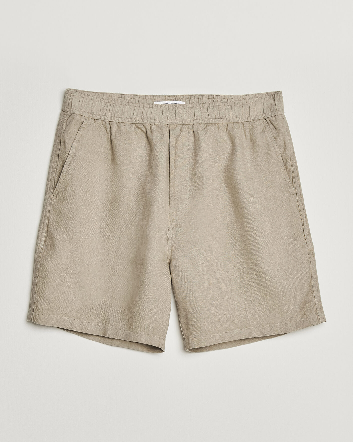 Herre | Shorts | Samsøe Samsøe | Jabari Linen Drawstring Shorts Aluminum