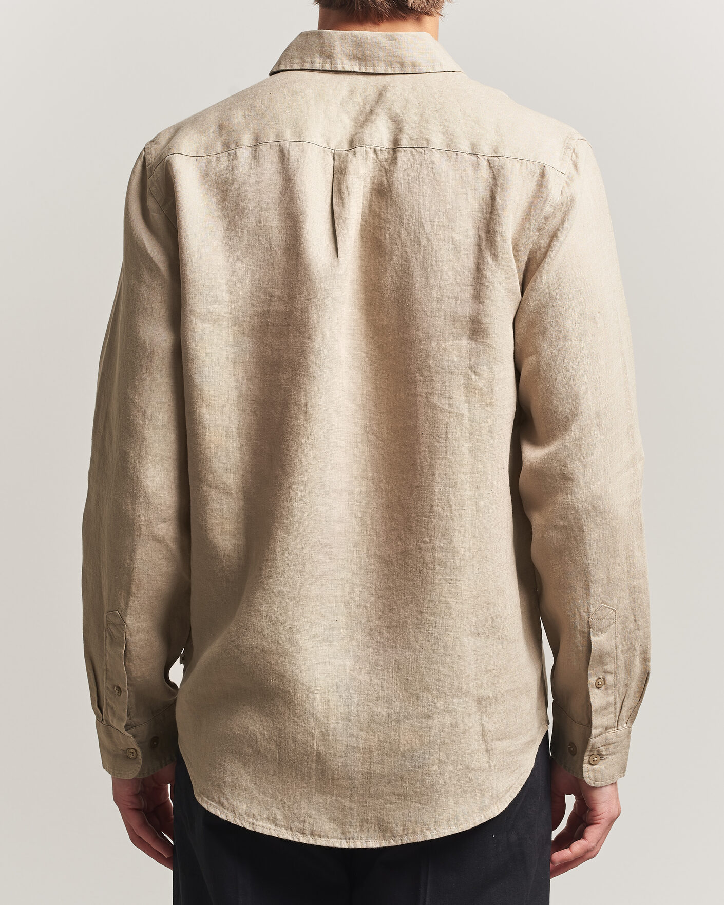 Herre | Skjorter | Samsøe Samsøe | Liam Linen Shirt Aluminum