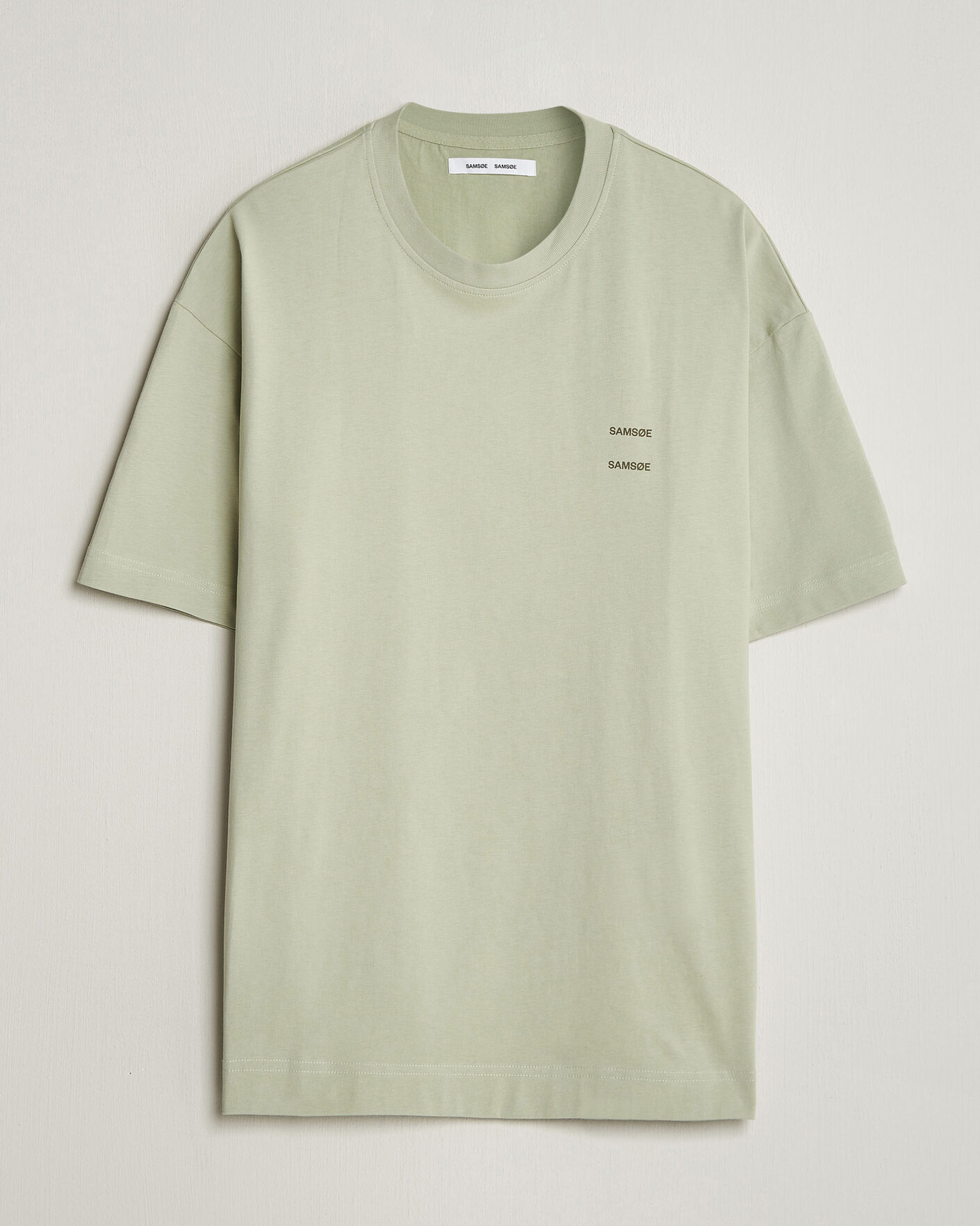 Herre | T-Shirts | Samsøe Samsøe | Joel Organic Cotton T-Shirt Desert Sage