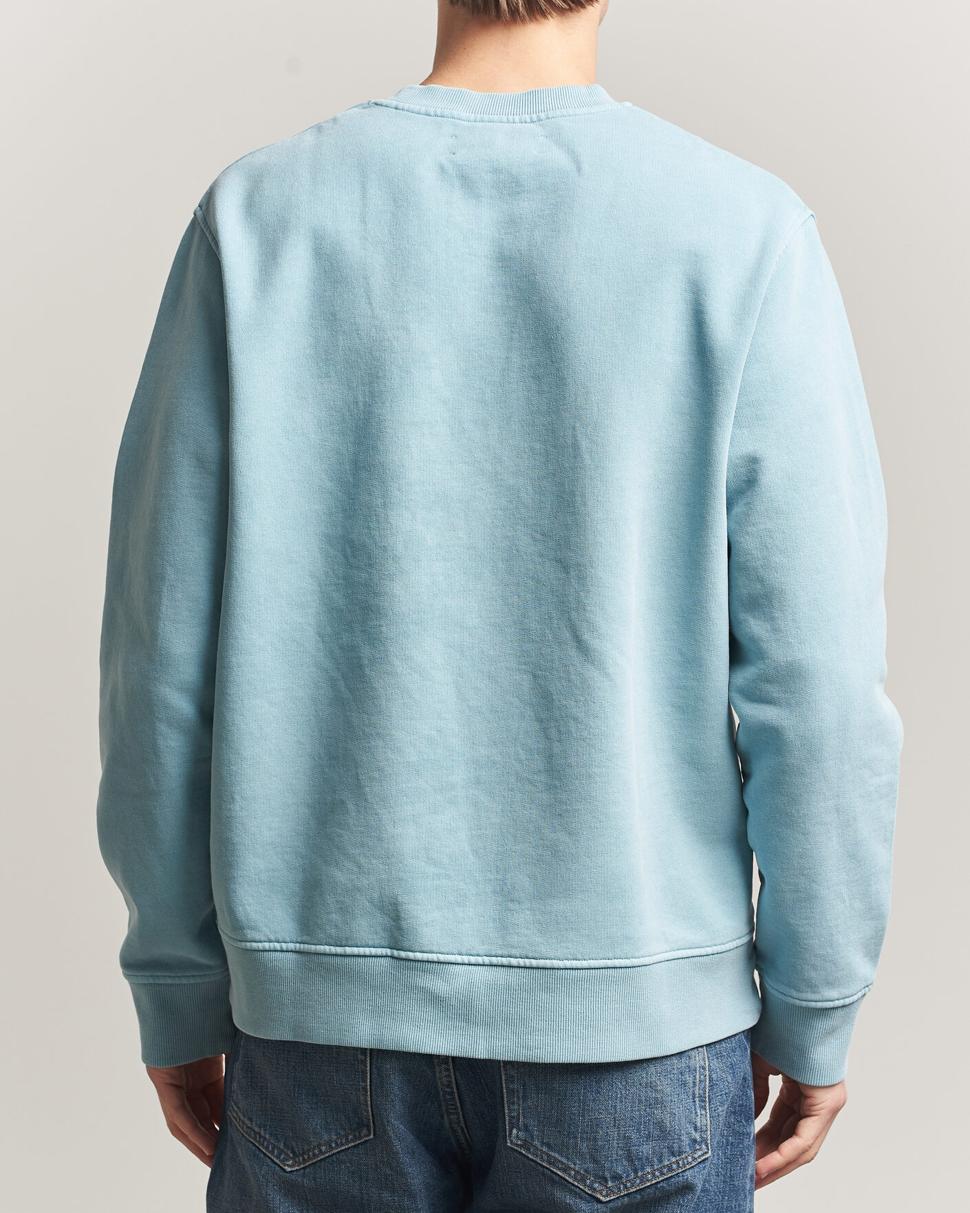 Herre | Trøjer | Samsøe Samsøe | Joel Organic Washed Cotton Sweatshirt Tourmaline