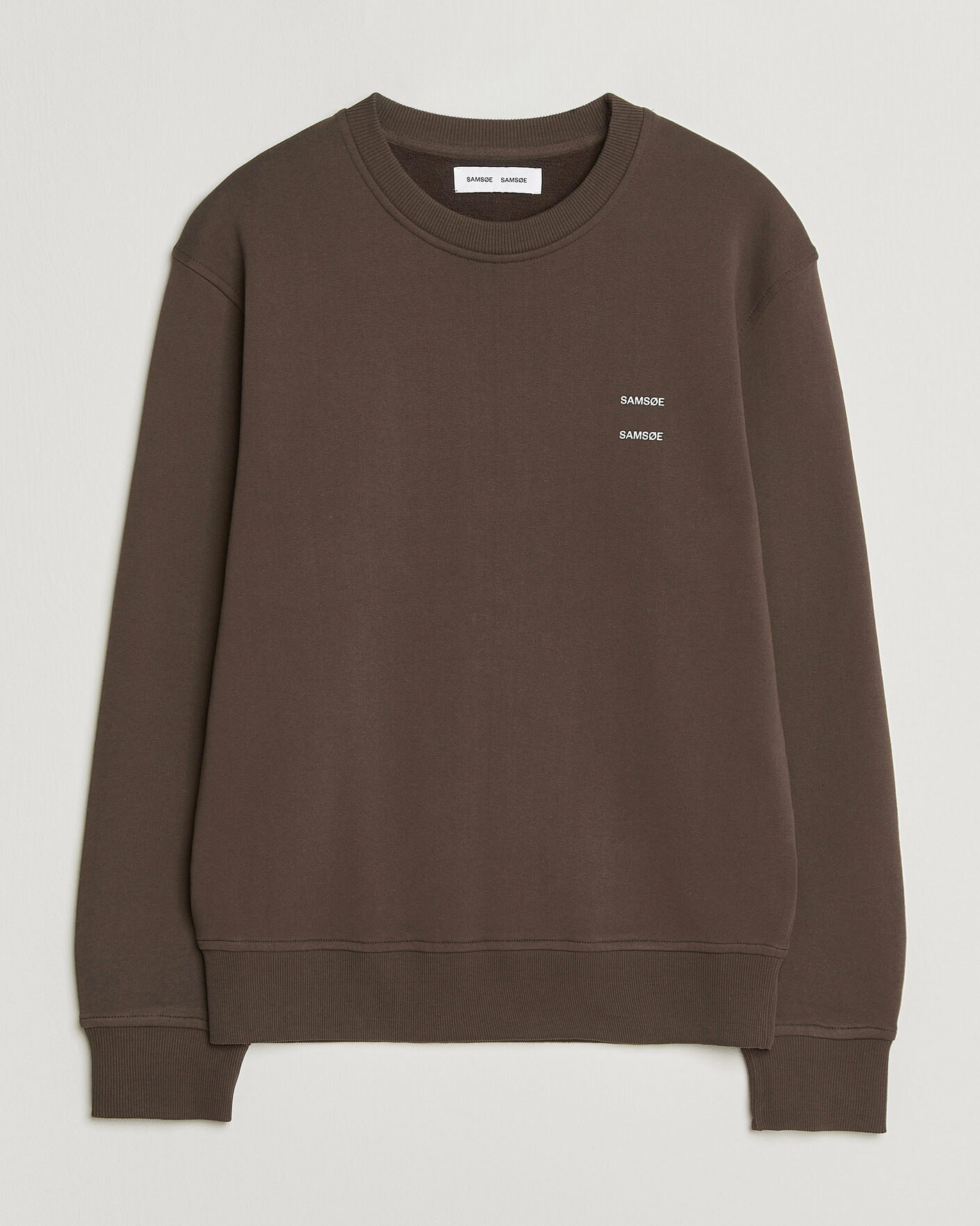 Herre | Trøjer | Samsøe Samsøe | Joel Organic Cotton Sweatshirt Turkish Coffee
