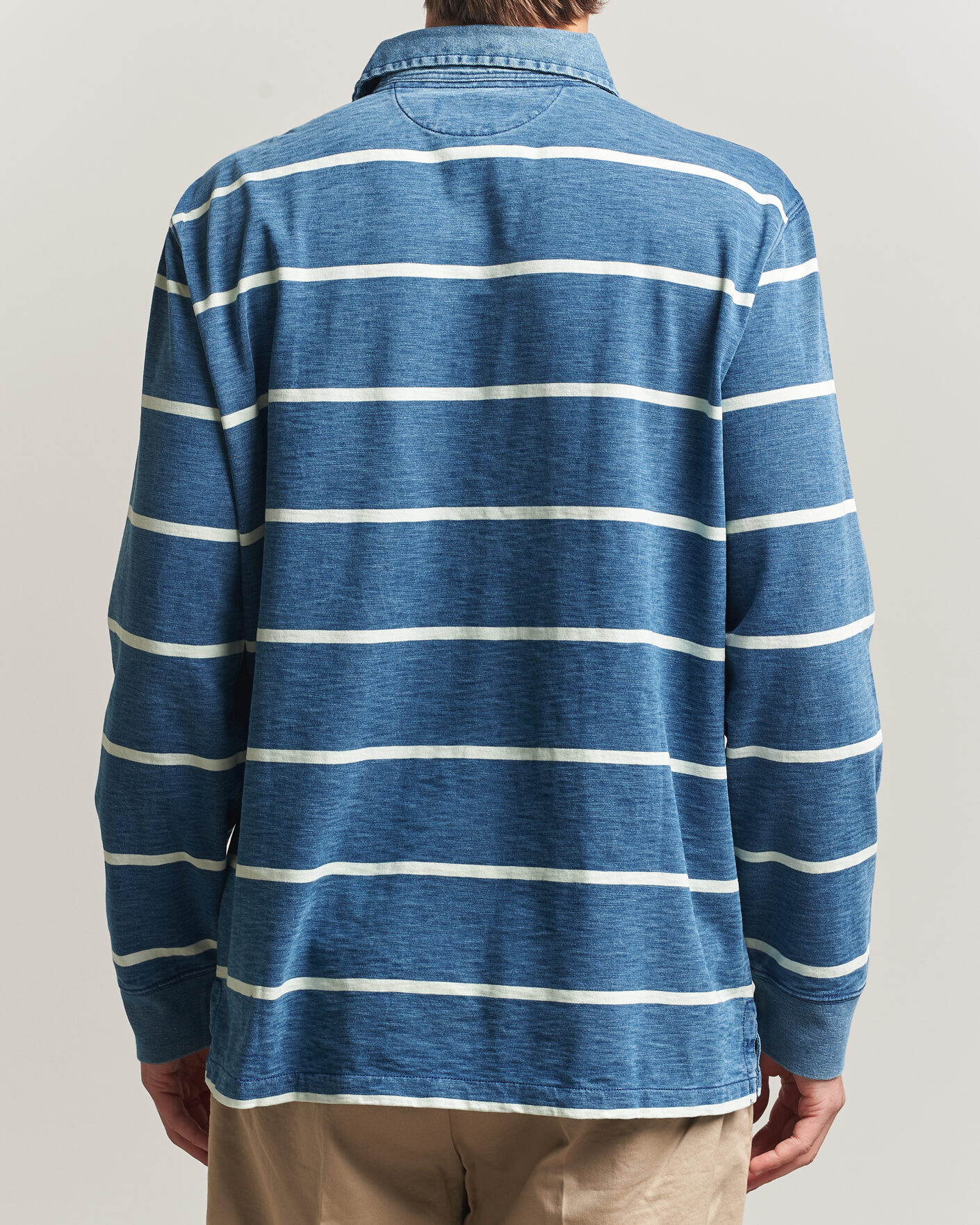 Herre | Trøjer | Polo Ralph Lauren | Striped Indigo Rugby Newport Bear