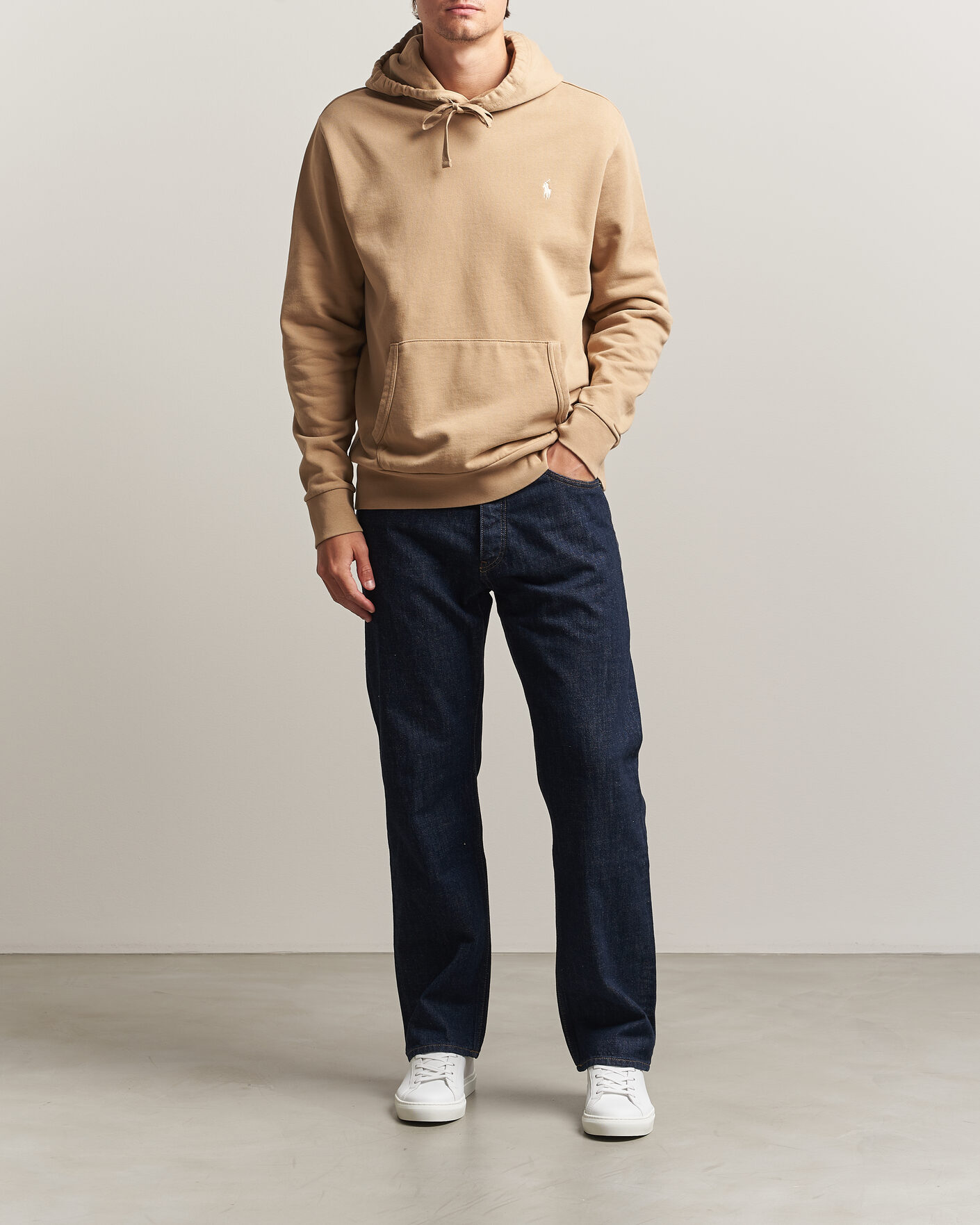 Herre | Trøjer | Polo Ralph Lauren | Loopback Terry Hood Vintage Khaki