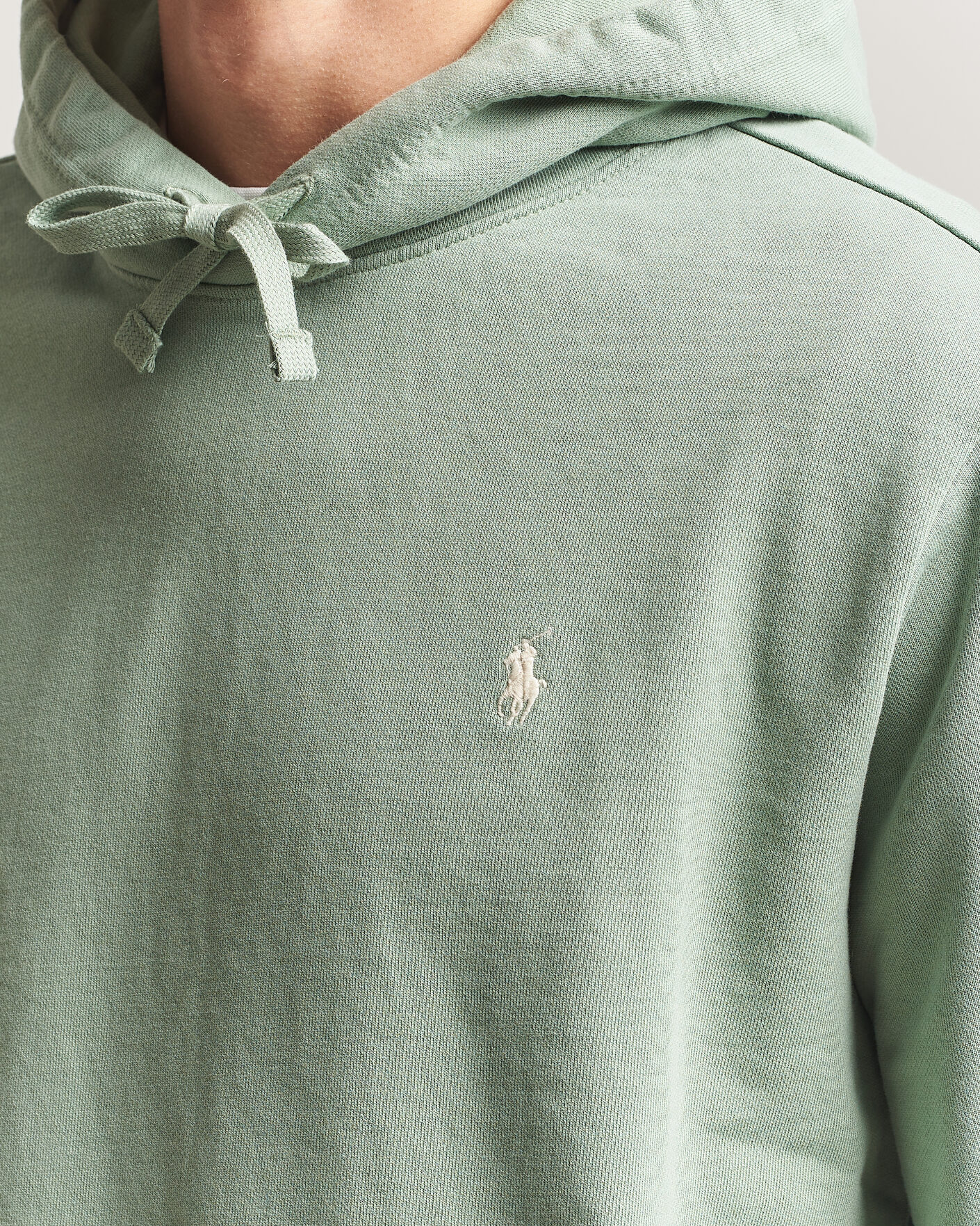 Herre | Trøjer | Polo Ralph Lauren | Loopback Terry Hood Light Green