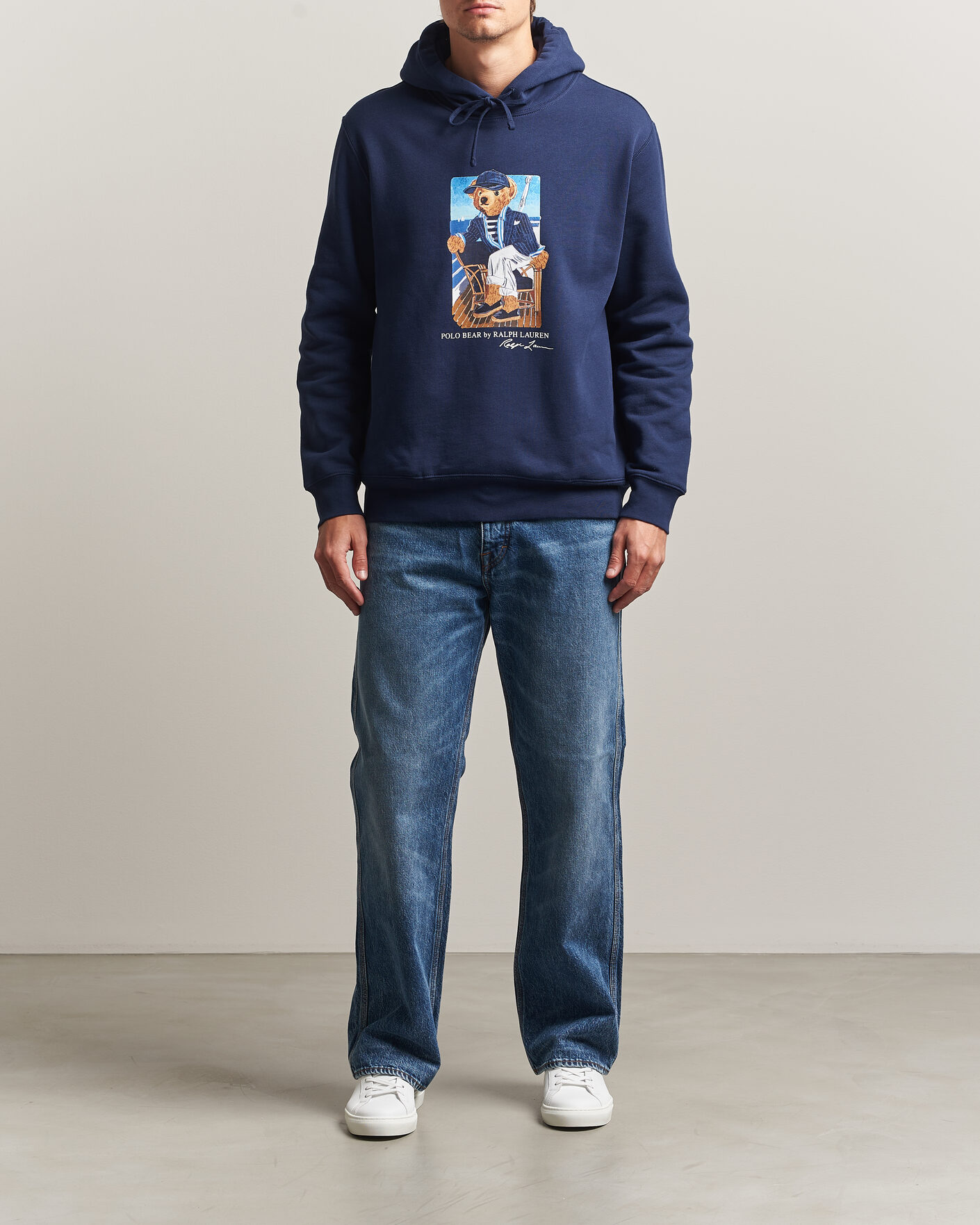 Herre | Trøjer | Polo Ralph Lauren | Newport Bear Hoodie Navy