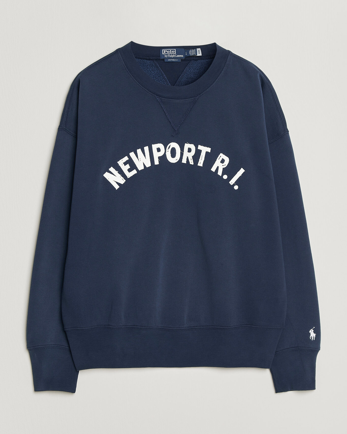 Herre | Trøjer | Polo Ralph Lauren | RL Printed Sweatshirt Newport Navy