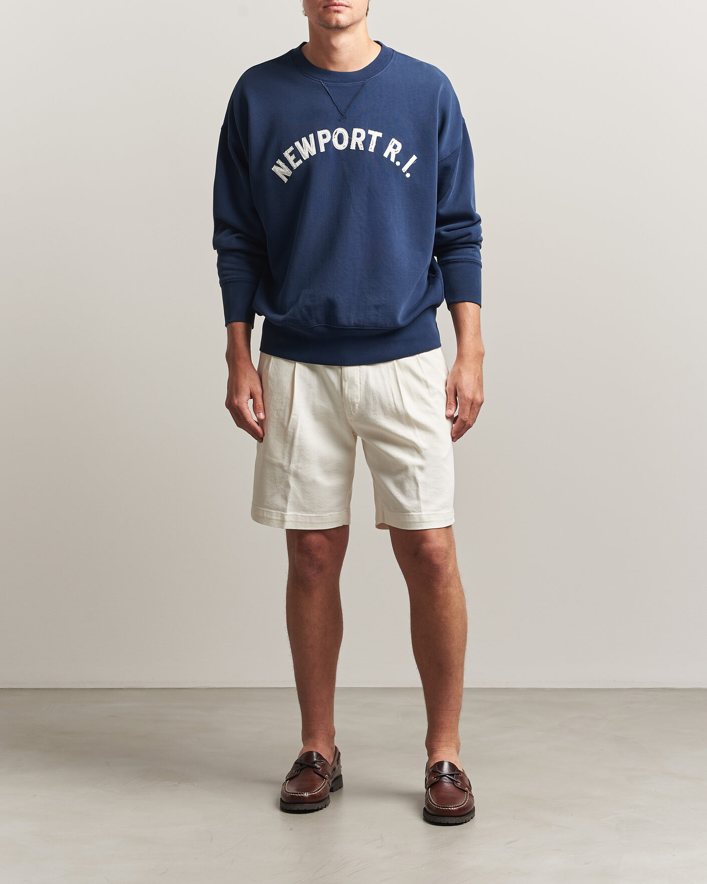 Herre | Trøjer | Polo Ralph Lauren | RL Printed Sweatshirt Newport Navy