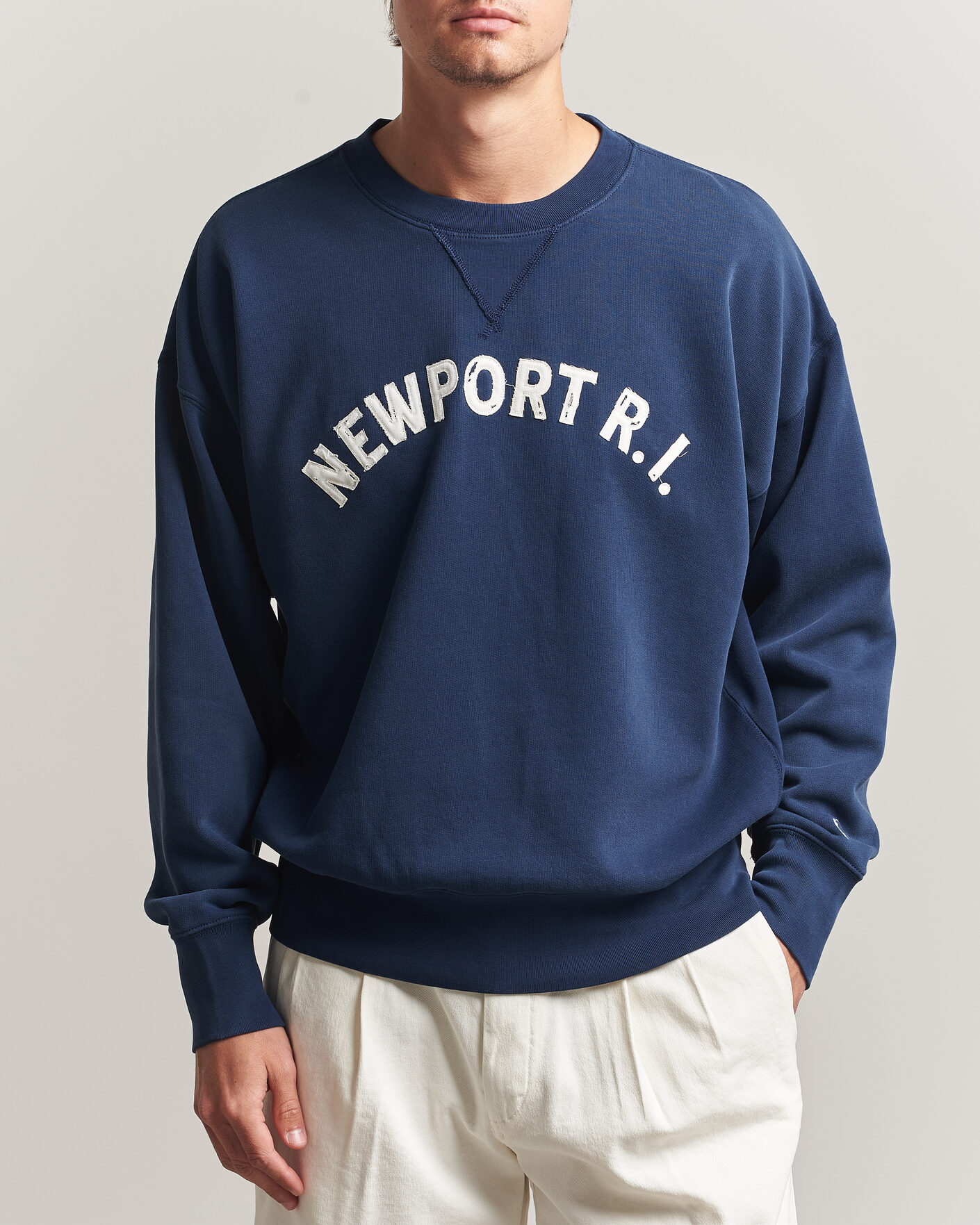 Herre | Trøjer | Polo Ralph Lauren | RL Printed Sweatshirt Newport Navy