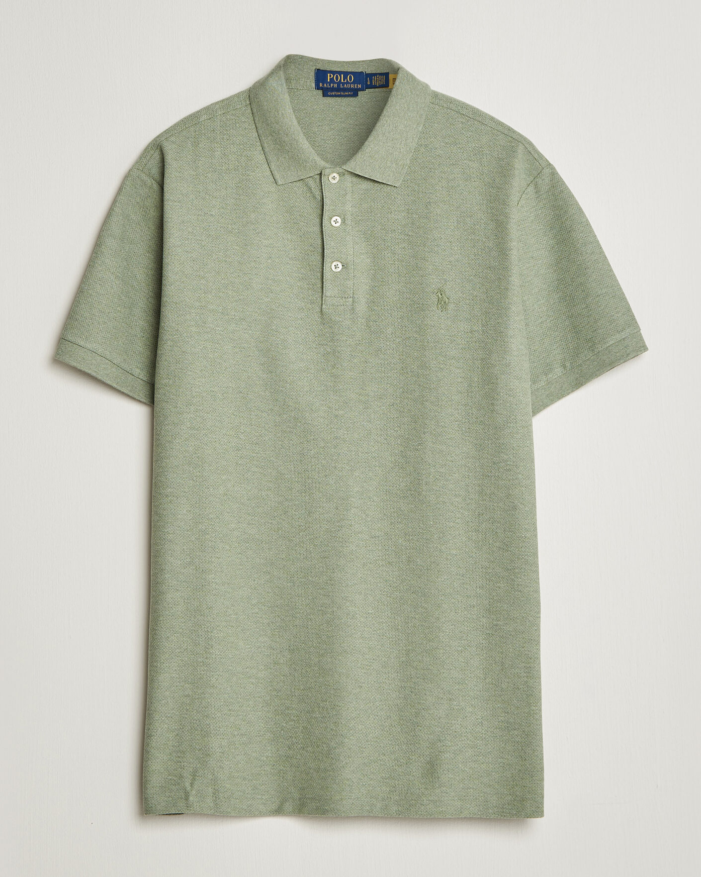 Herre | Polotrøjer | Polo Ralph Lauren | Honeycomb Texture Polo Greenery Heather