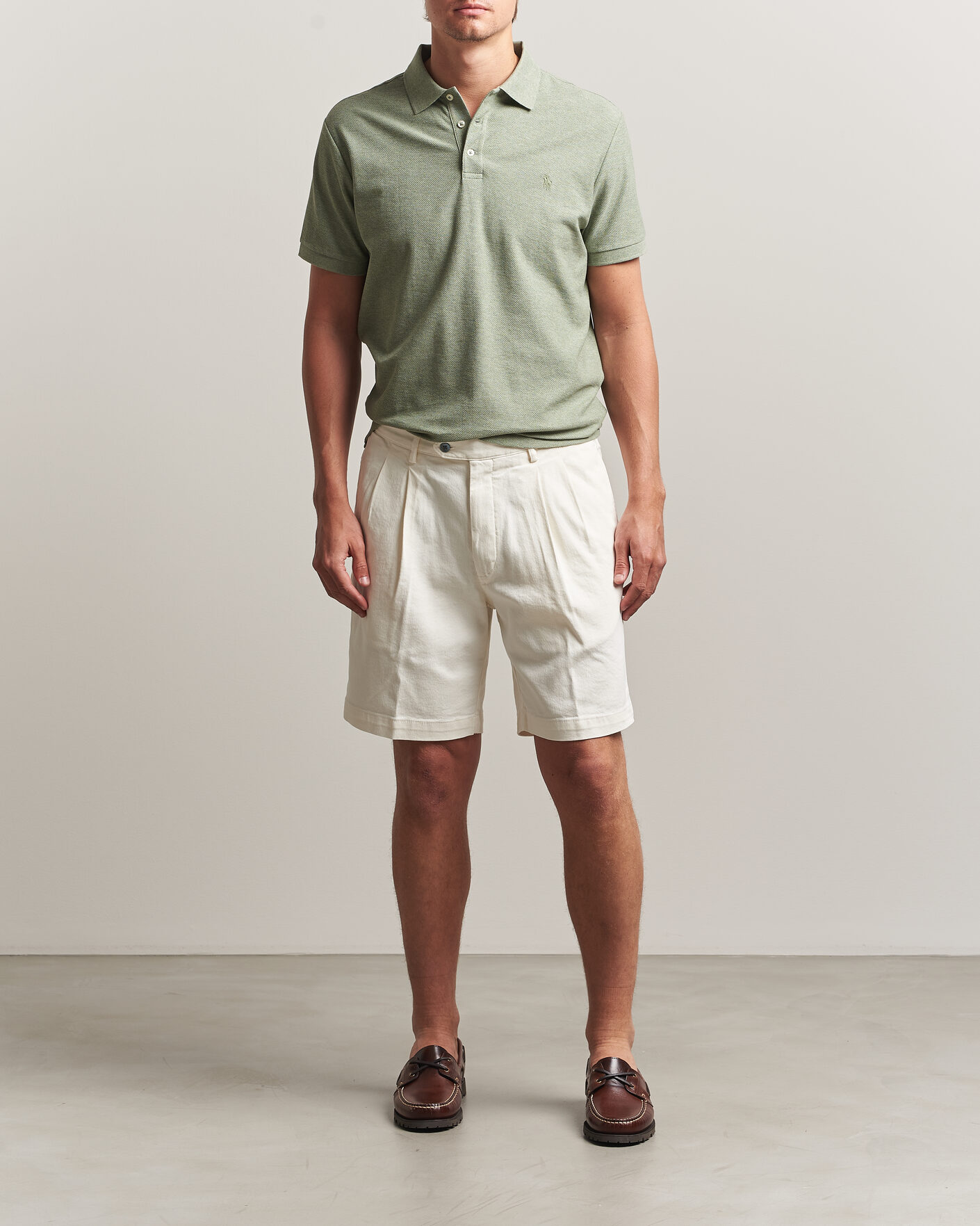 Herre | Polotrøjer | Polo Ralph Lauren | Honeycomb Texture Polo Greenery Heather