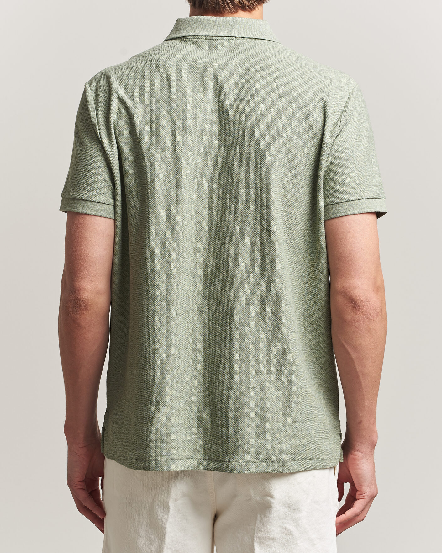 Herre | Polotrøjer | Polo Ralph Lauren | Honeycomb Texture Polo Greenery Heather