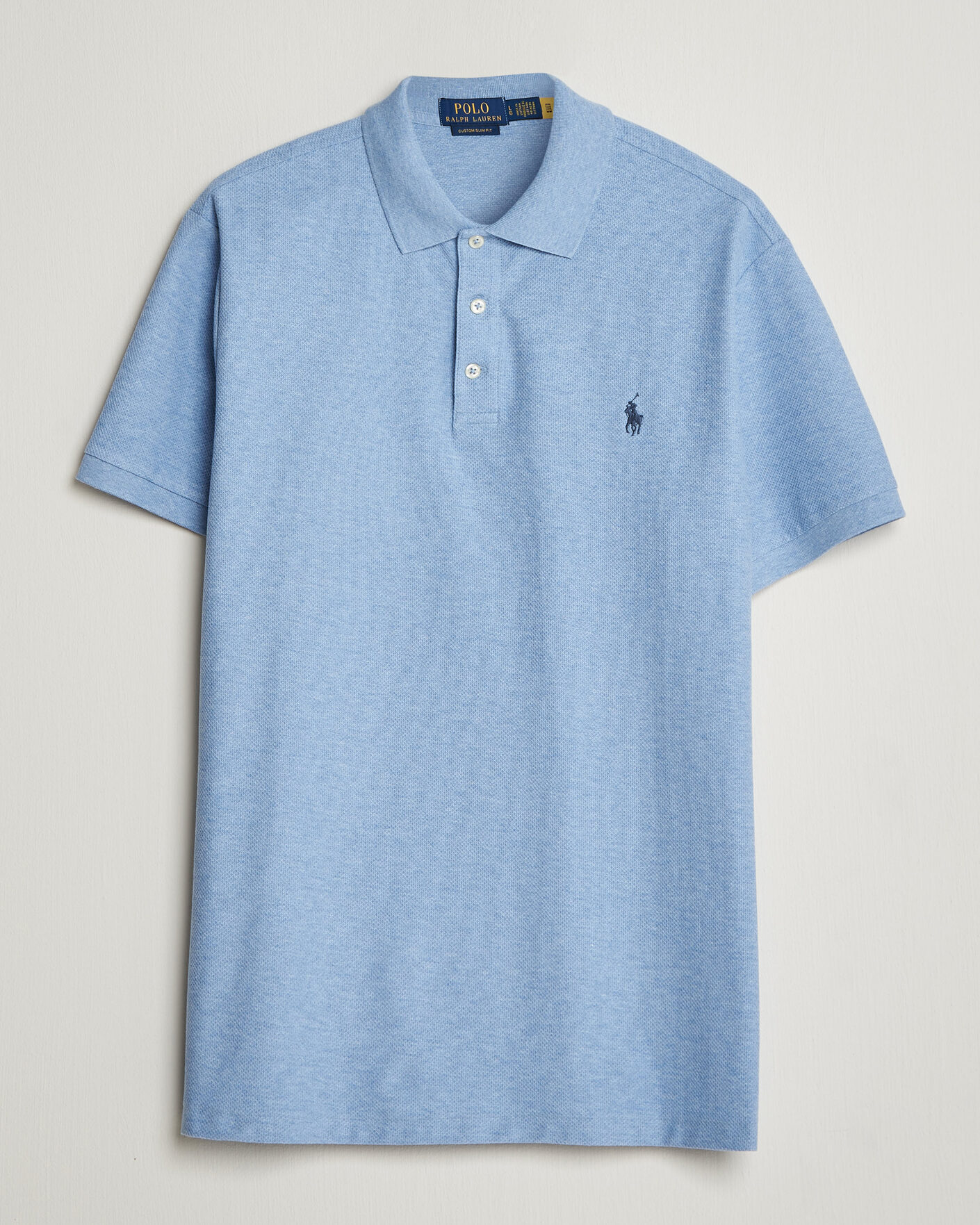Herre | Polotrøjer | Polo Ralph Lauren | Honeycomb Texture Polo Isle Heather