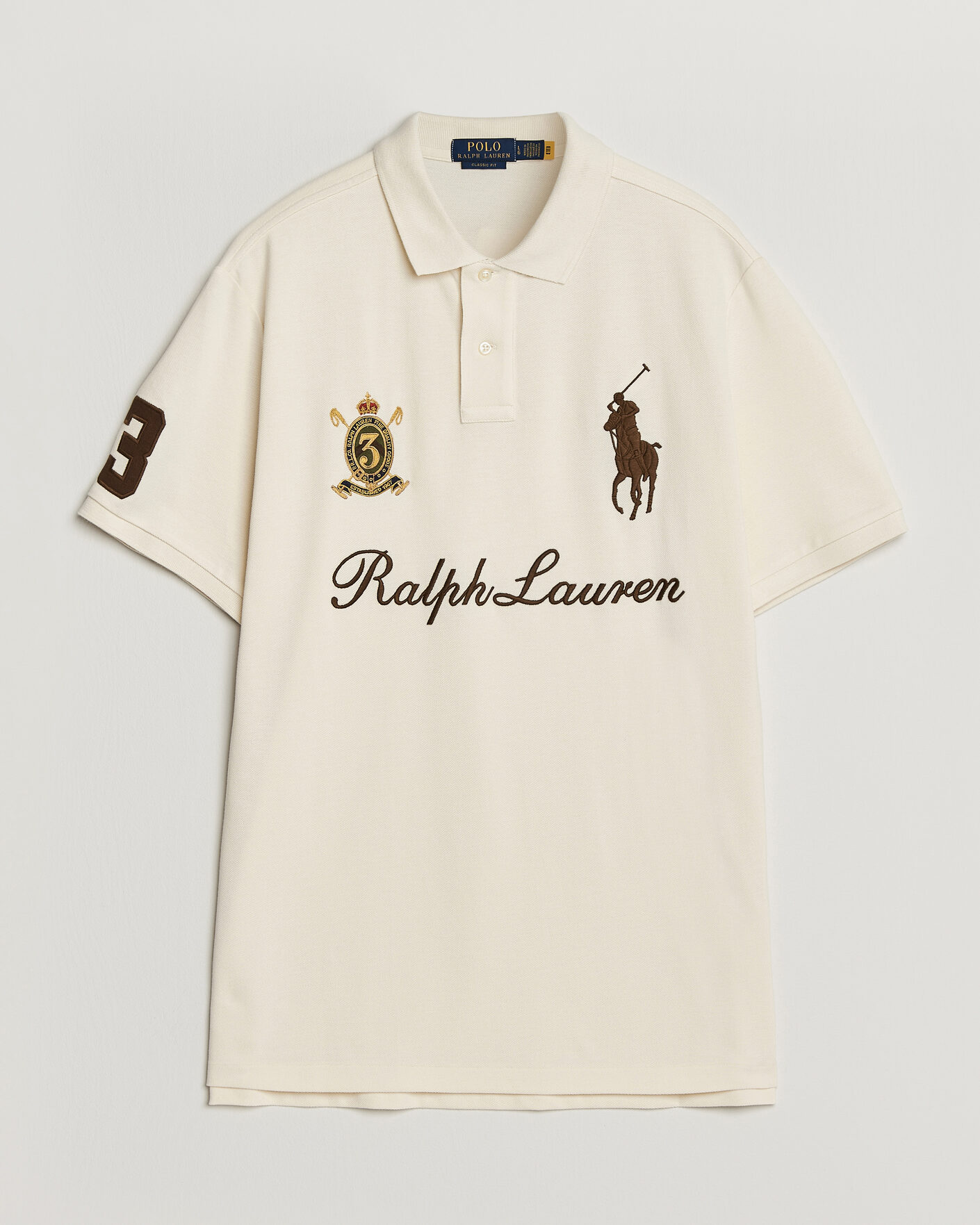 Herre | Polotrøjer | Polo Ralph Lauren | Classic Fit Team Polo Guide Cream