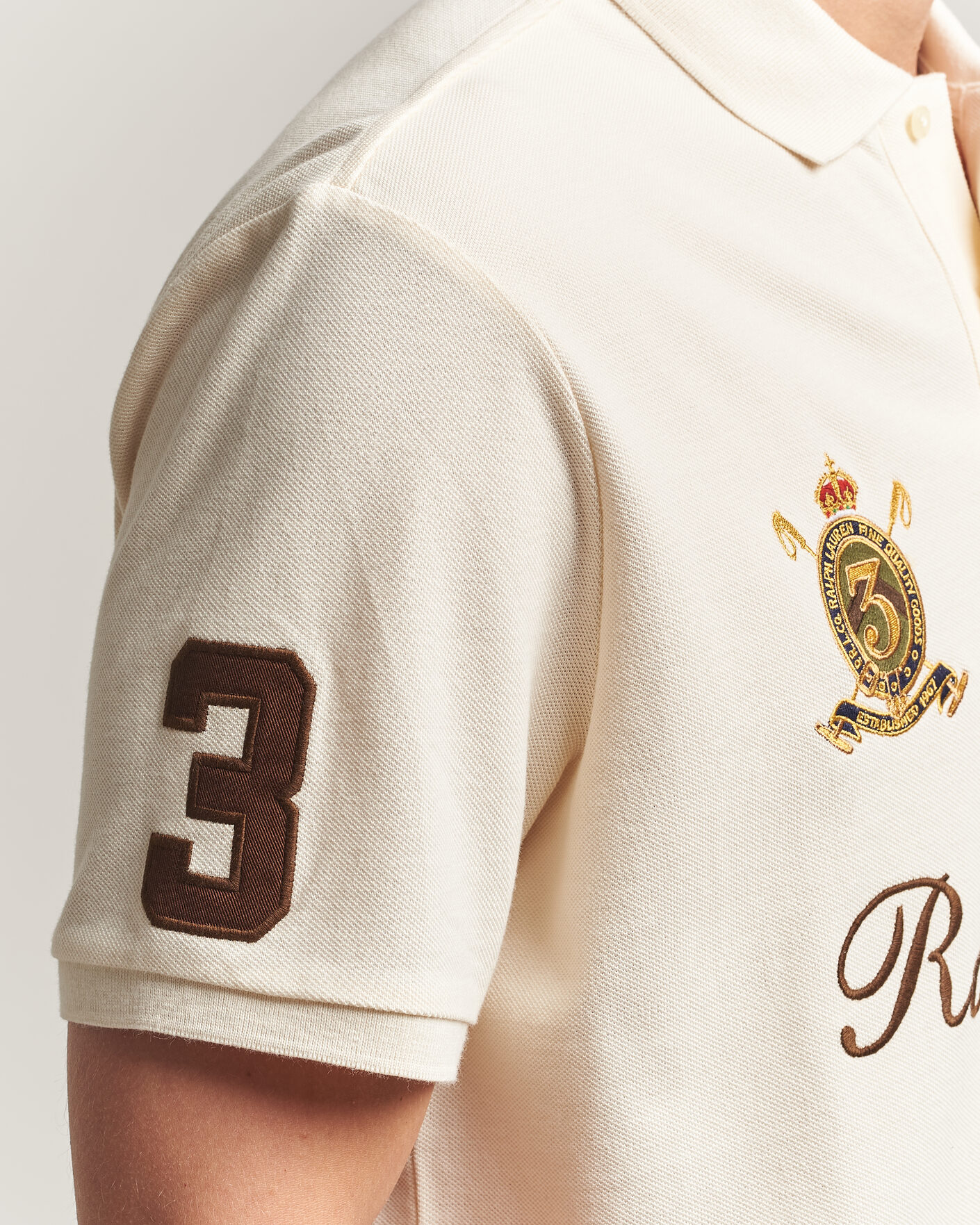 Herre | Polotrøjer | Polo Ralph Lauren | Classic Fit Team Polo Guide Cream