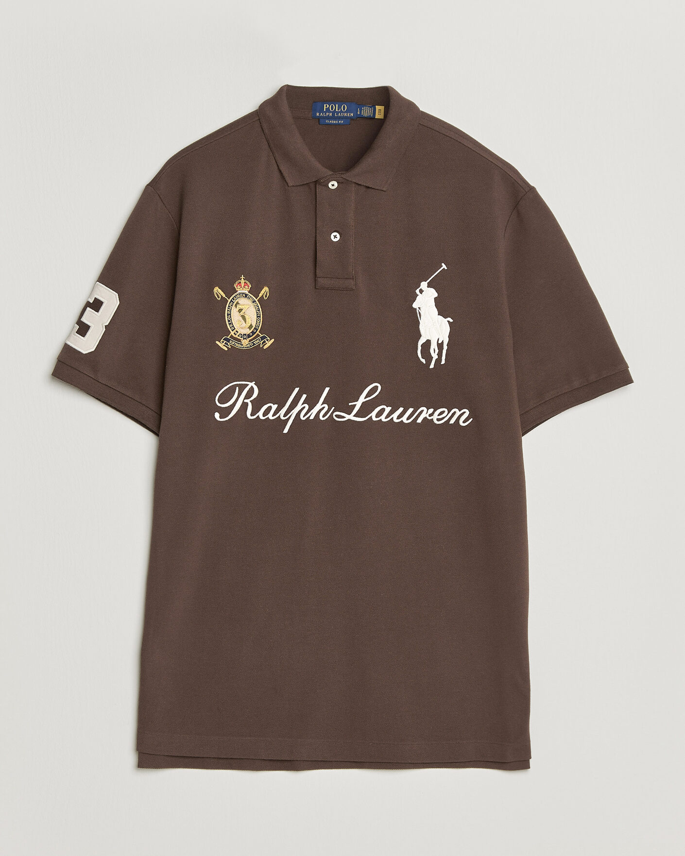 Herre | Polotrøjer | Polo Ralph Lauren | Classic Fit Team Polo Nutmeg Brown