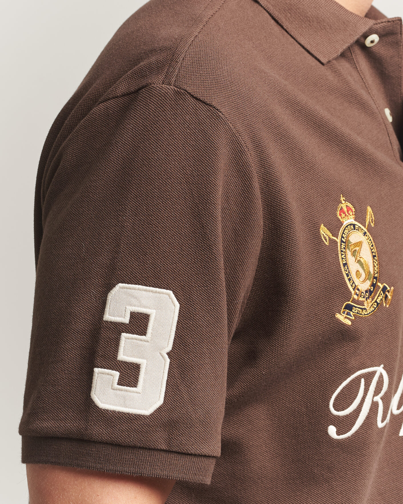 Herre | Polotrøjer | Polo Ralph Lauren | Classic Fit Team Polo Nutmeg Brown