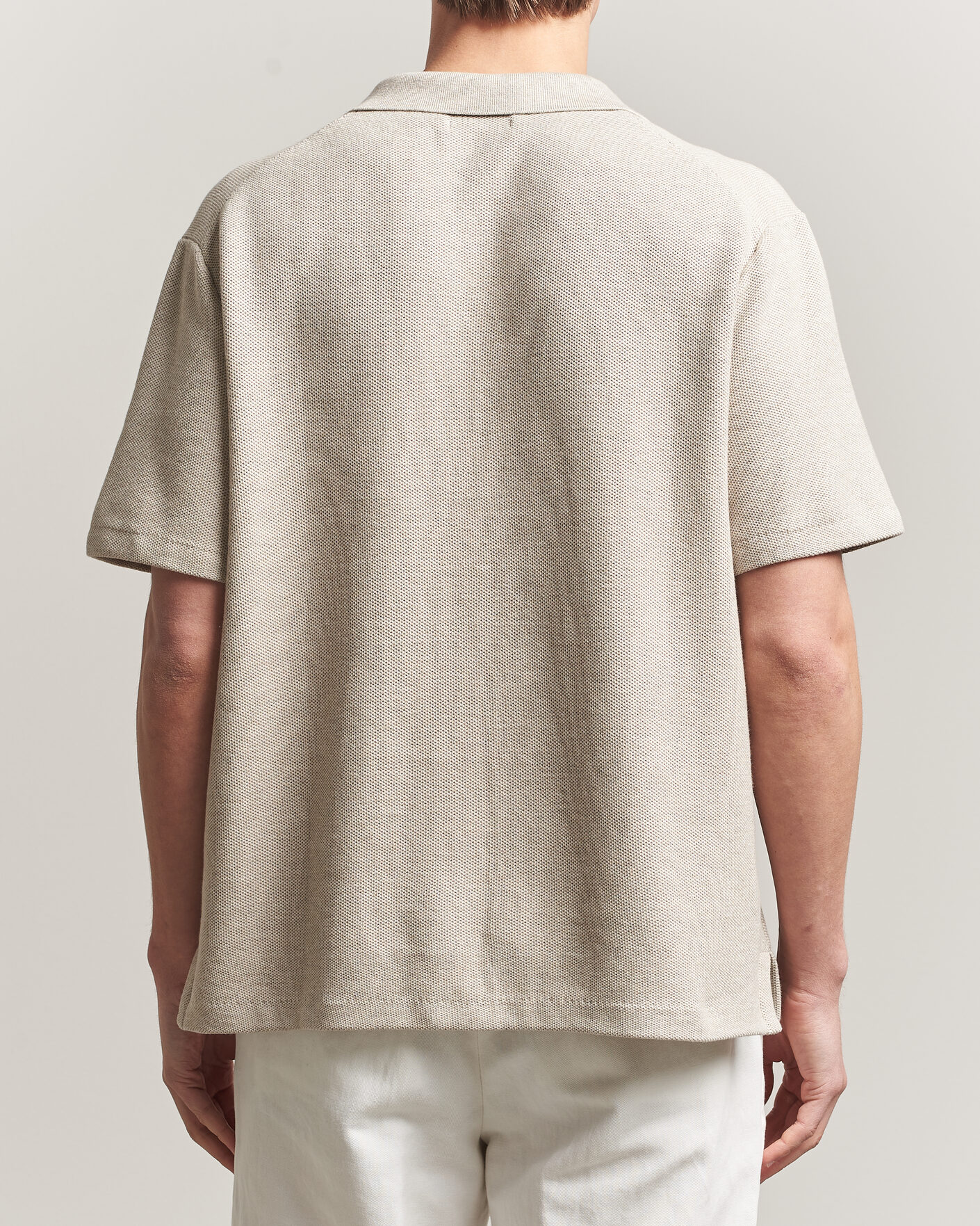 Herre | Skjorter | Polo Ralph Lauren | Textured Camp Collar Cardigan Light Walnut Brown