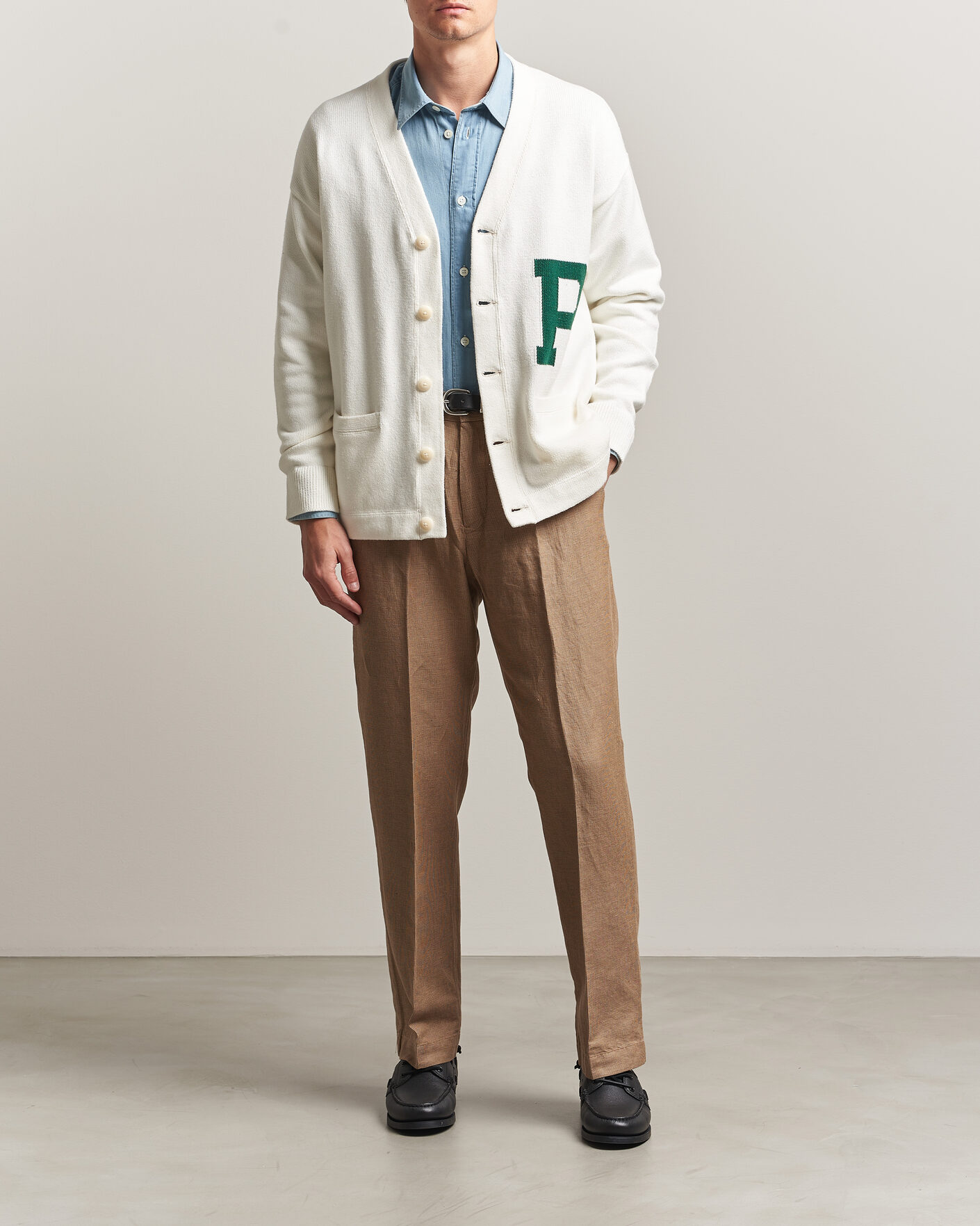 Herre | Trøjer | Polo Ralph Lauren | P Cardigan Cream Combo