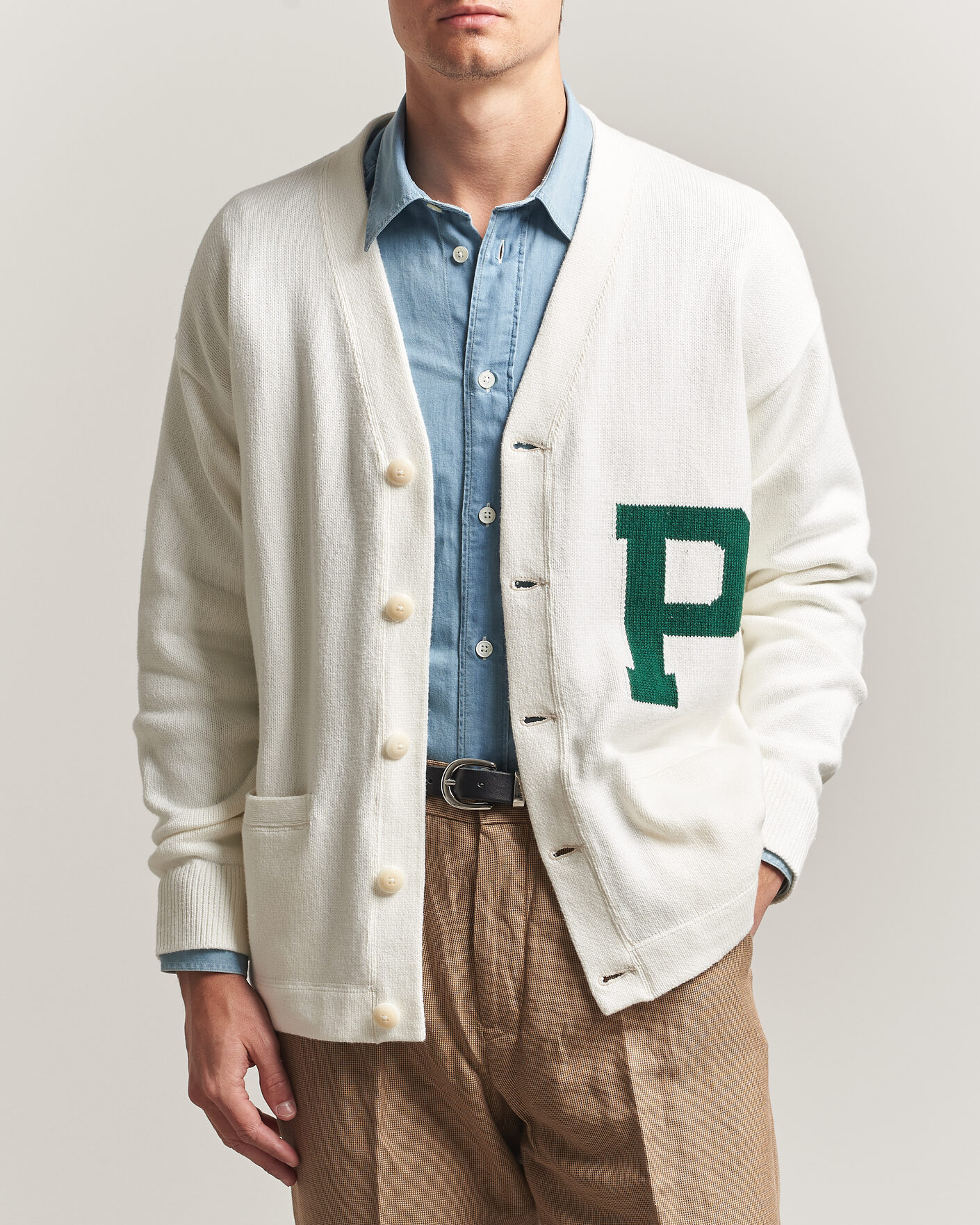 Herre | Trøjer | Polo Ralph Lauren | P Cardigan Cream Combo