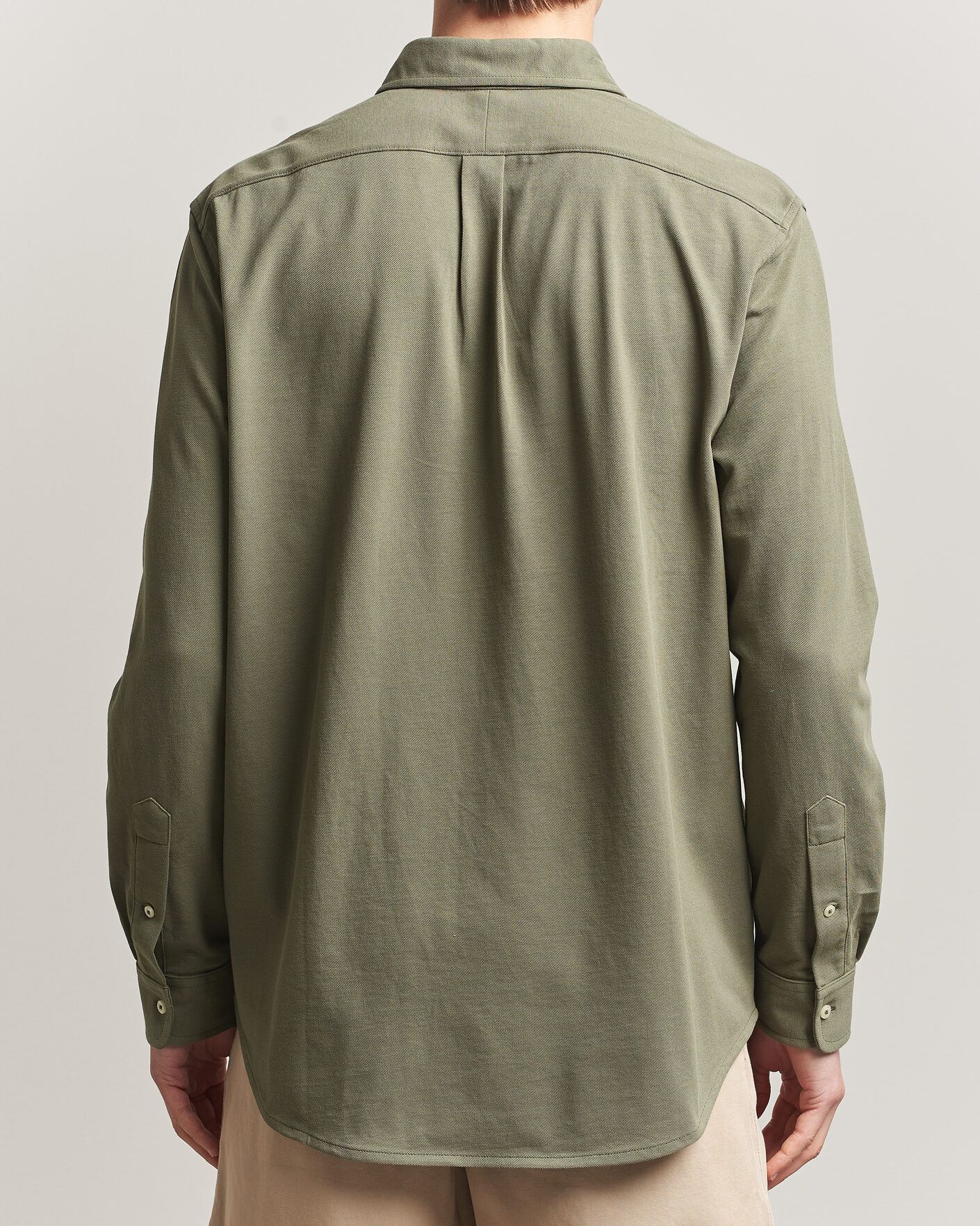Herre | Skjorter | Polo Ralph Lauren | Featherweight Mesh Shirt Cruise Olive