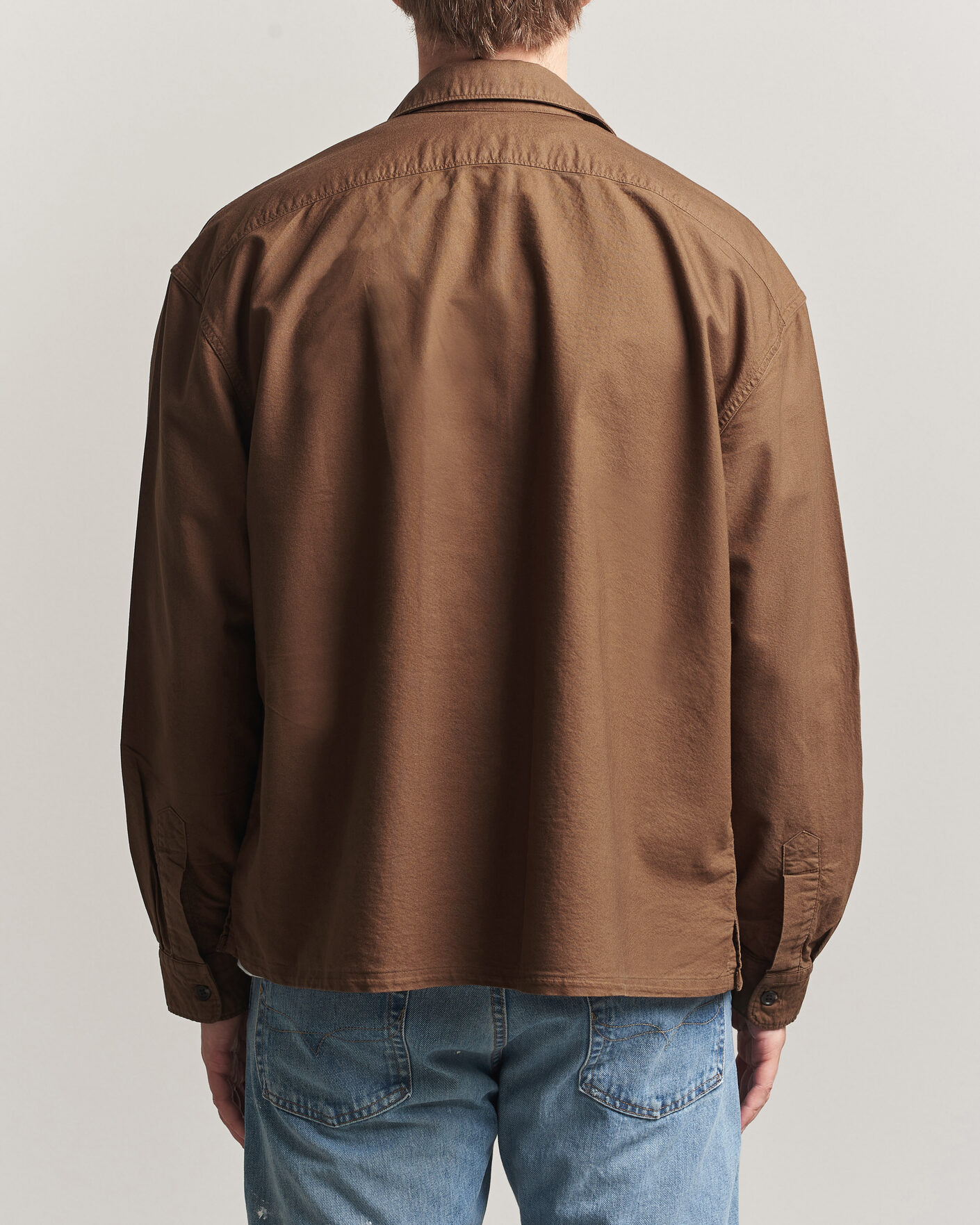 Herre | Skjorter | Polo Ralph Lauren | Osaca Oxford Zip Overshirt Chestnut