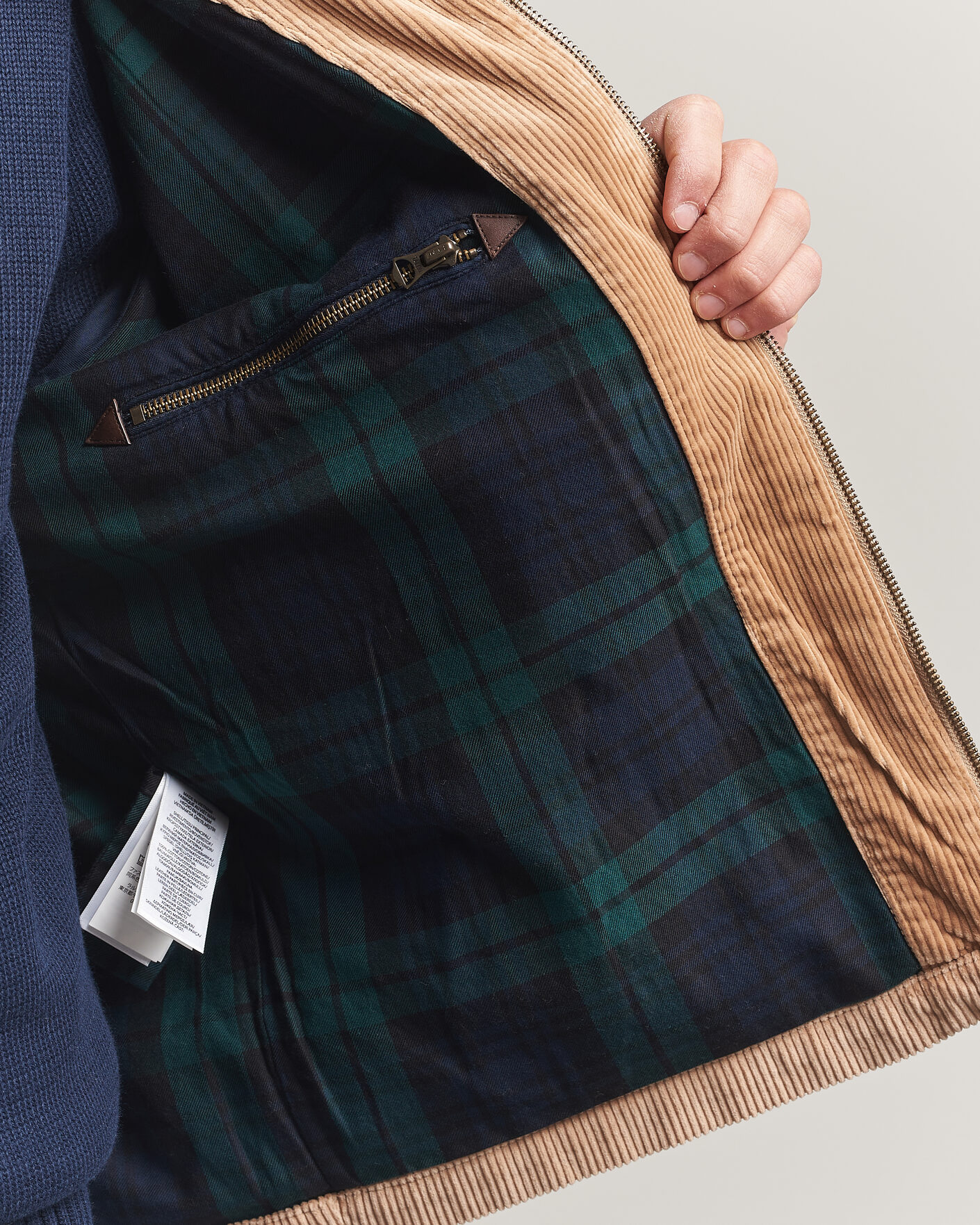 Herre | Jakker | Polo Ralph Lauren | Wale Corduroy Windbreaker Vintage Khaki