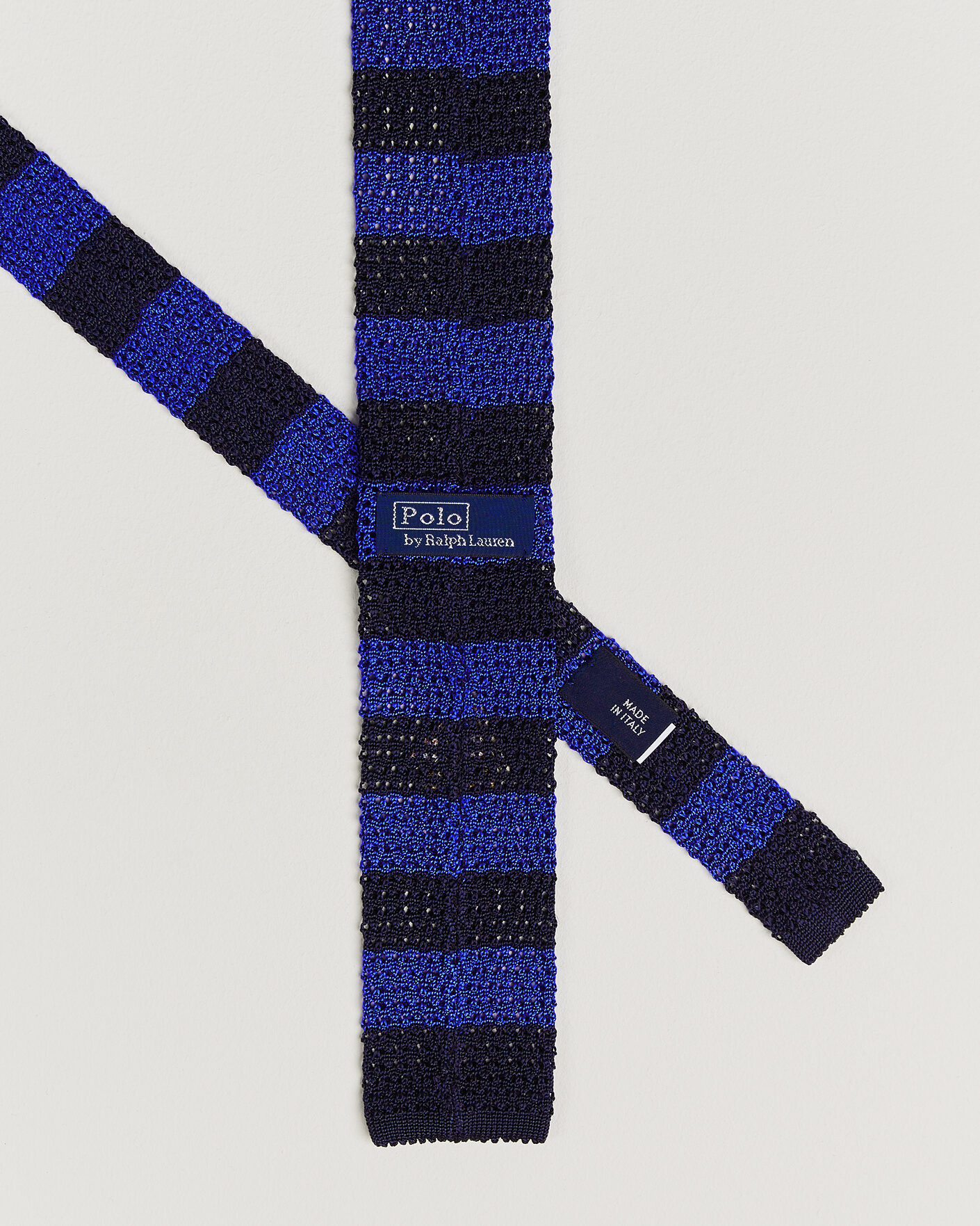 Herre | Slips | Polo Ralph Lauren | Club Stripe Naval Tie Navy/Black
