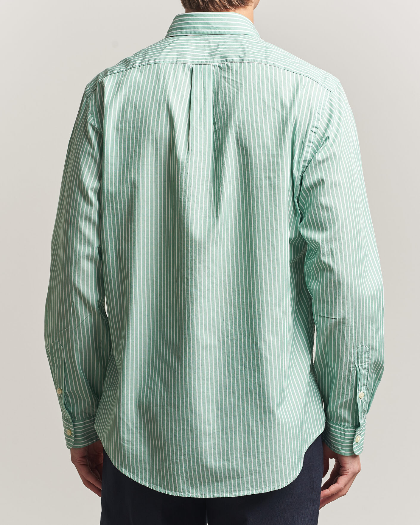 Herre | Skjorter | Polo Ralph Lauren | Custom Fit Stripe Poplin Shirt Faded Mint