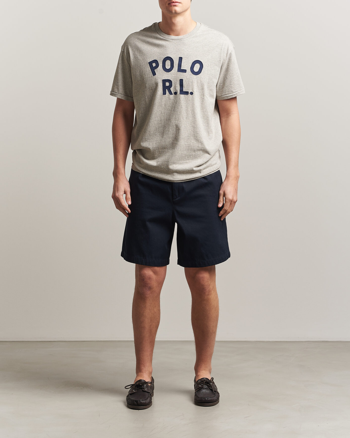 Herre | T-Shirts | Polo Ralph Lauren | Polo RL Tee Dark Sport Heather