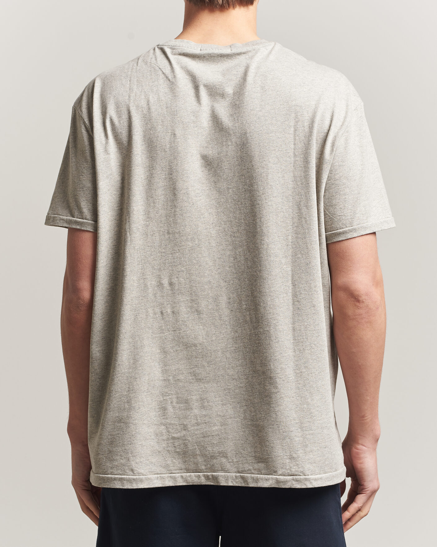 Herre | T-Shirts | Polo Ralph Lauren | Polo RL Tee Dark Sport Heather