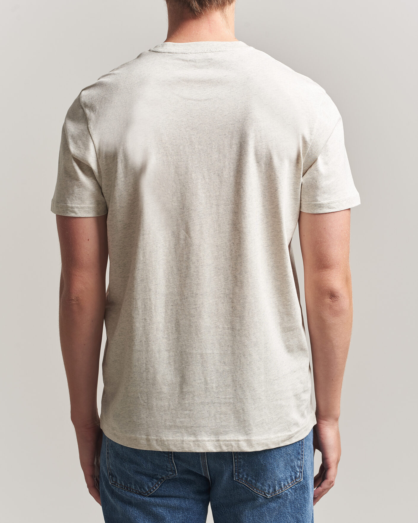Herre | T-Shirts | Sunspel | Riviera Midweight T-Shirt Archive White