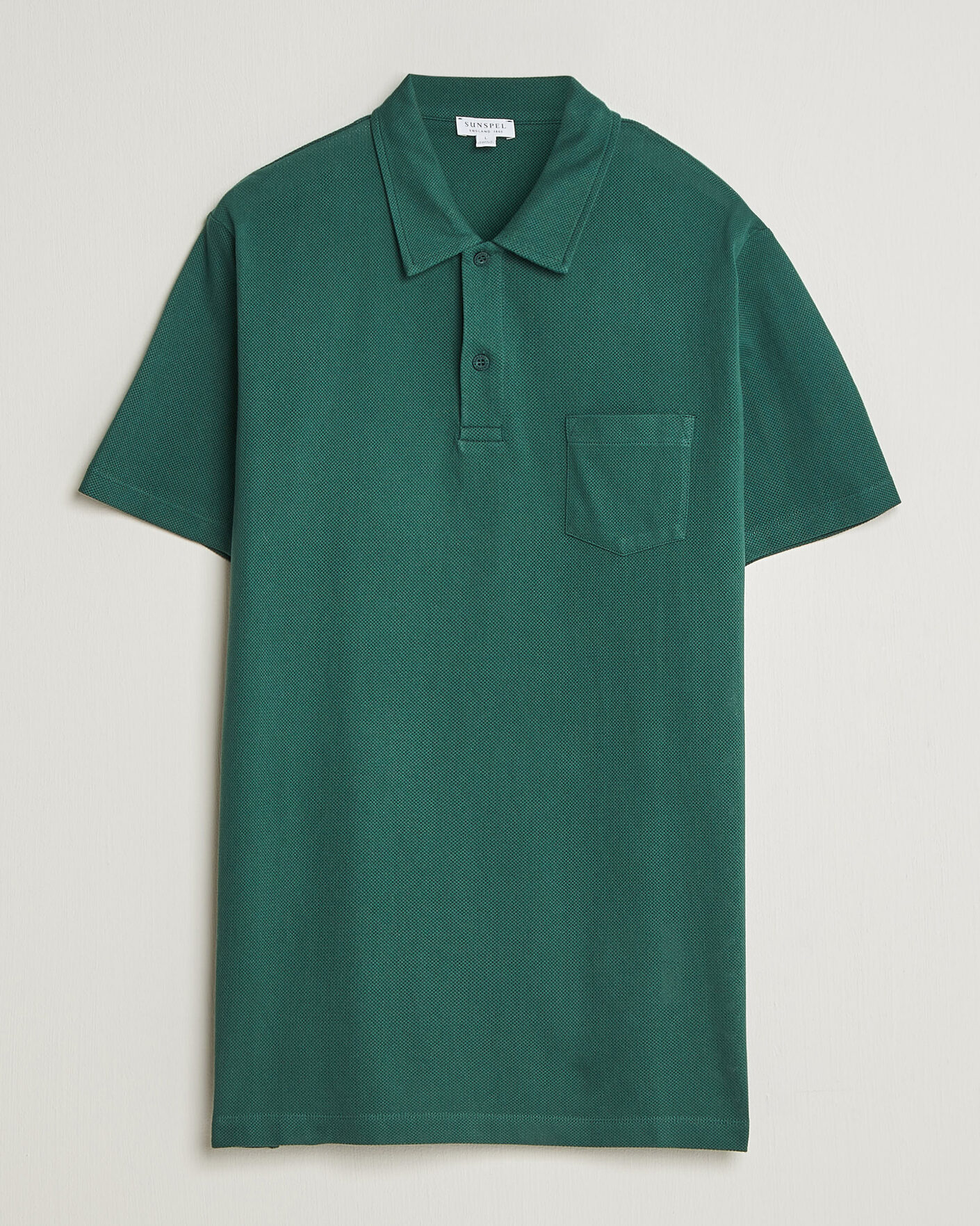 Herre | Polotrøjer | Sunspel | Riviera Polo Shirt Forest Green