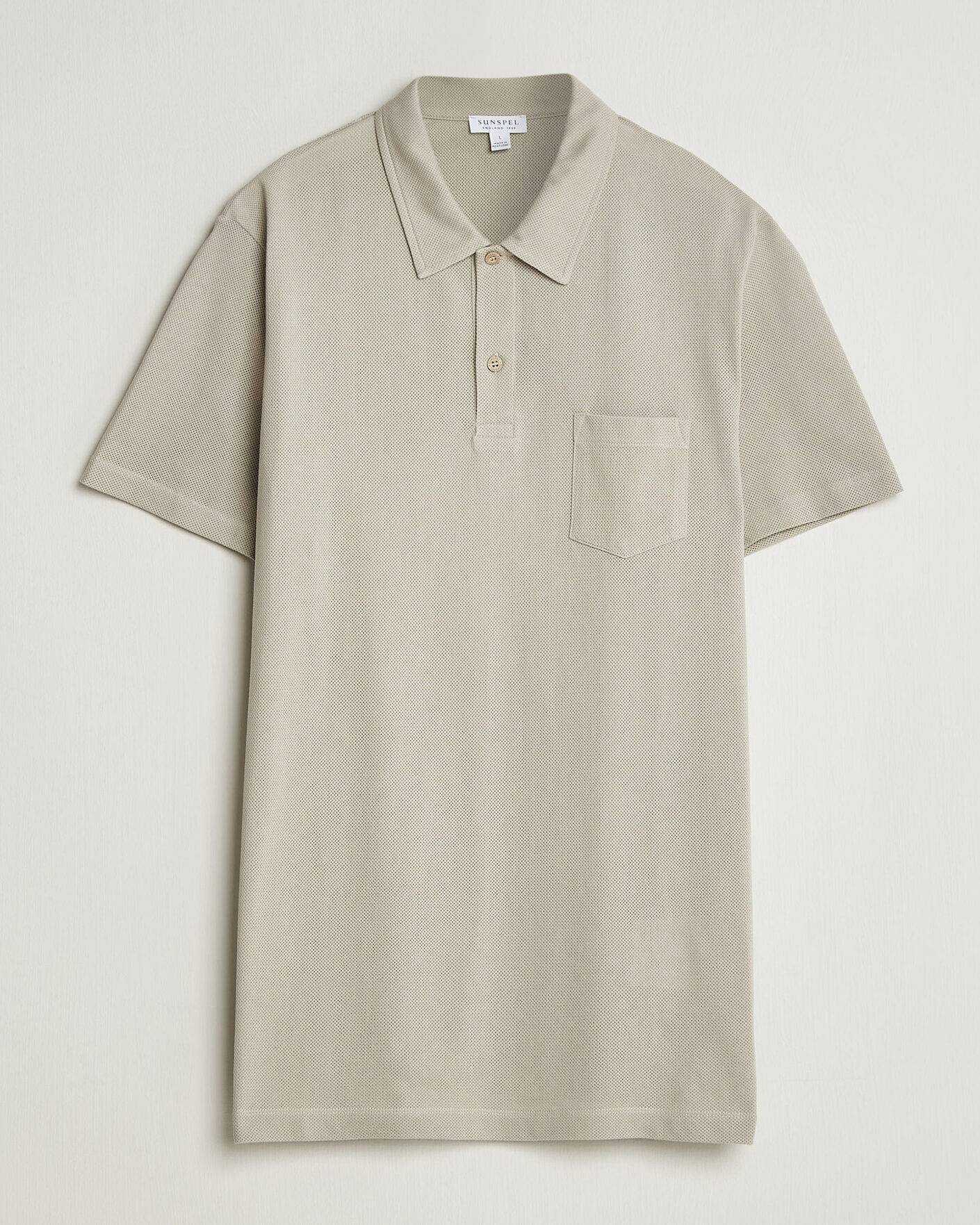Herre | Polotrøjer | Sunspel | Riviera Polo Shirt Ash