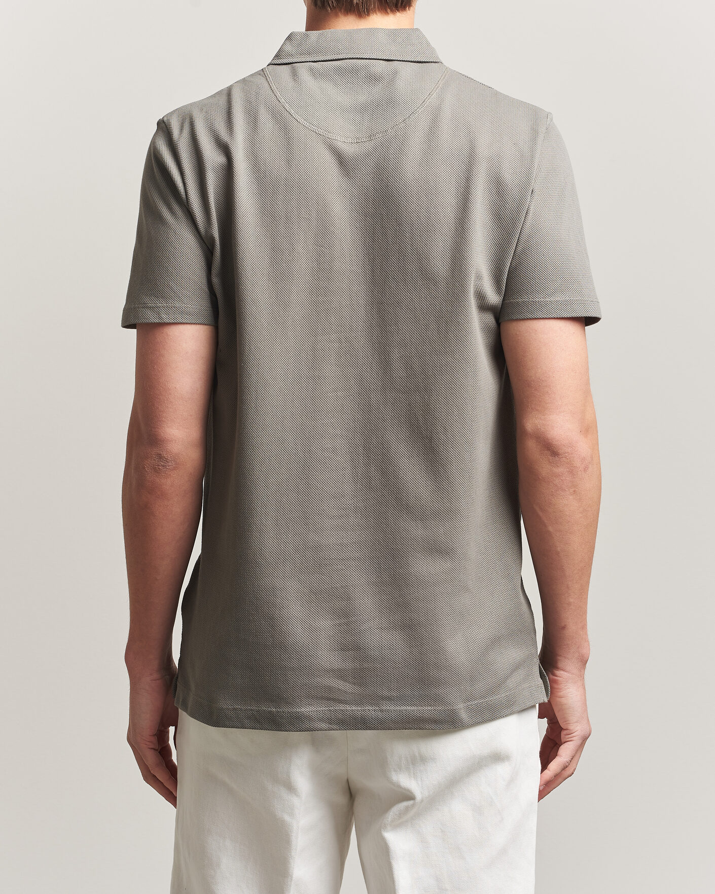 Herre | Polotrøjer | Sunspel | Riviera Polo Shirt Fossil Grey