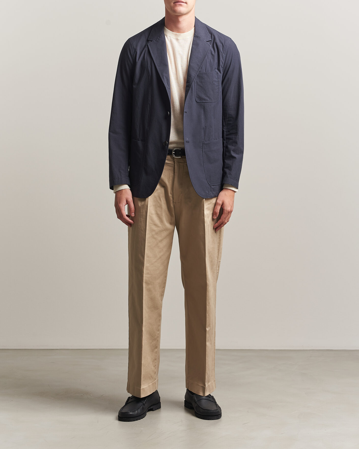 Herre | Blazere & jakker | Sunspel | Lightweight Poplin Jacket Blazer Navy