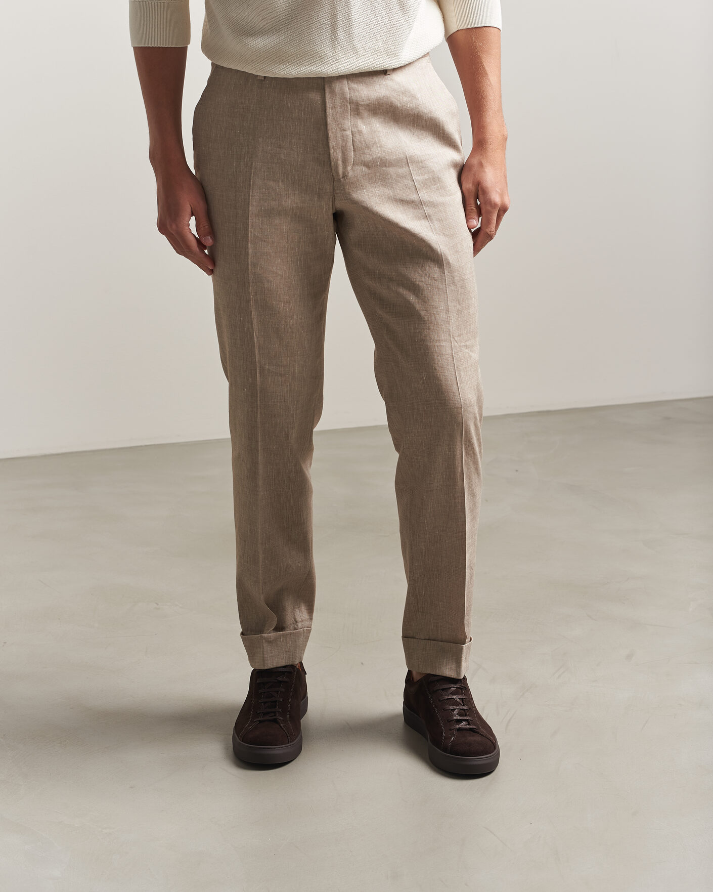 Herre | Sneakers | Myrqvist | Oaxen Monochrome III Sneakers Dark Brown Suede