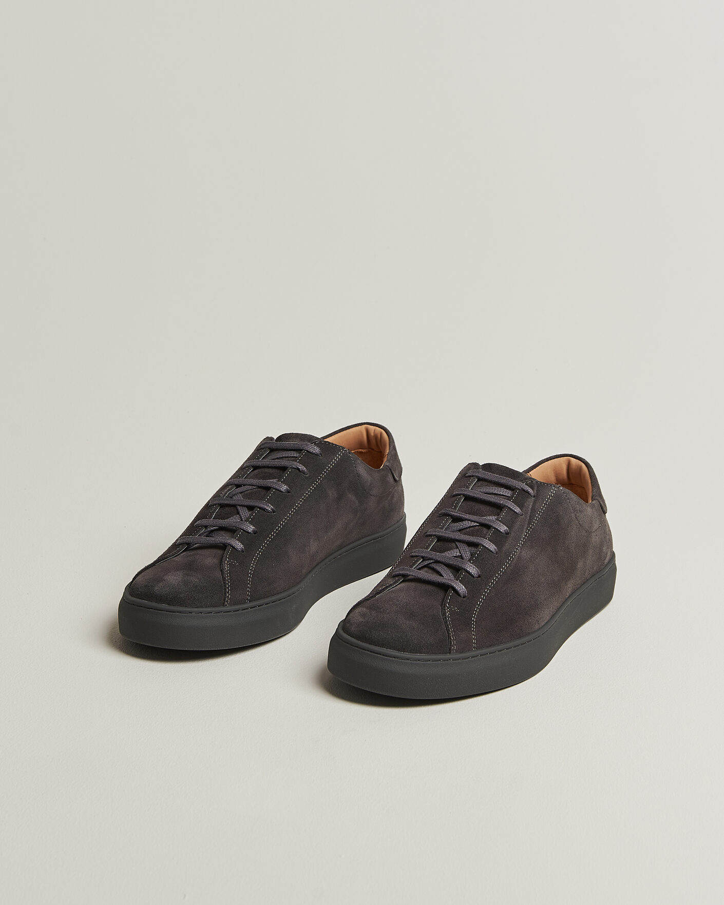 Herre | Sneakers | Myrqvist | Oaxen Monochrome III Sneakers Dark Grey Suede