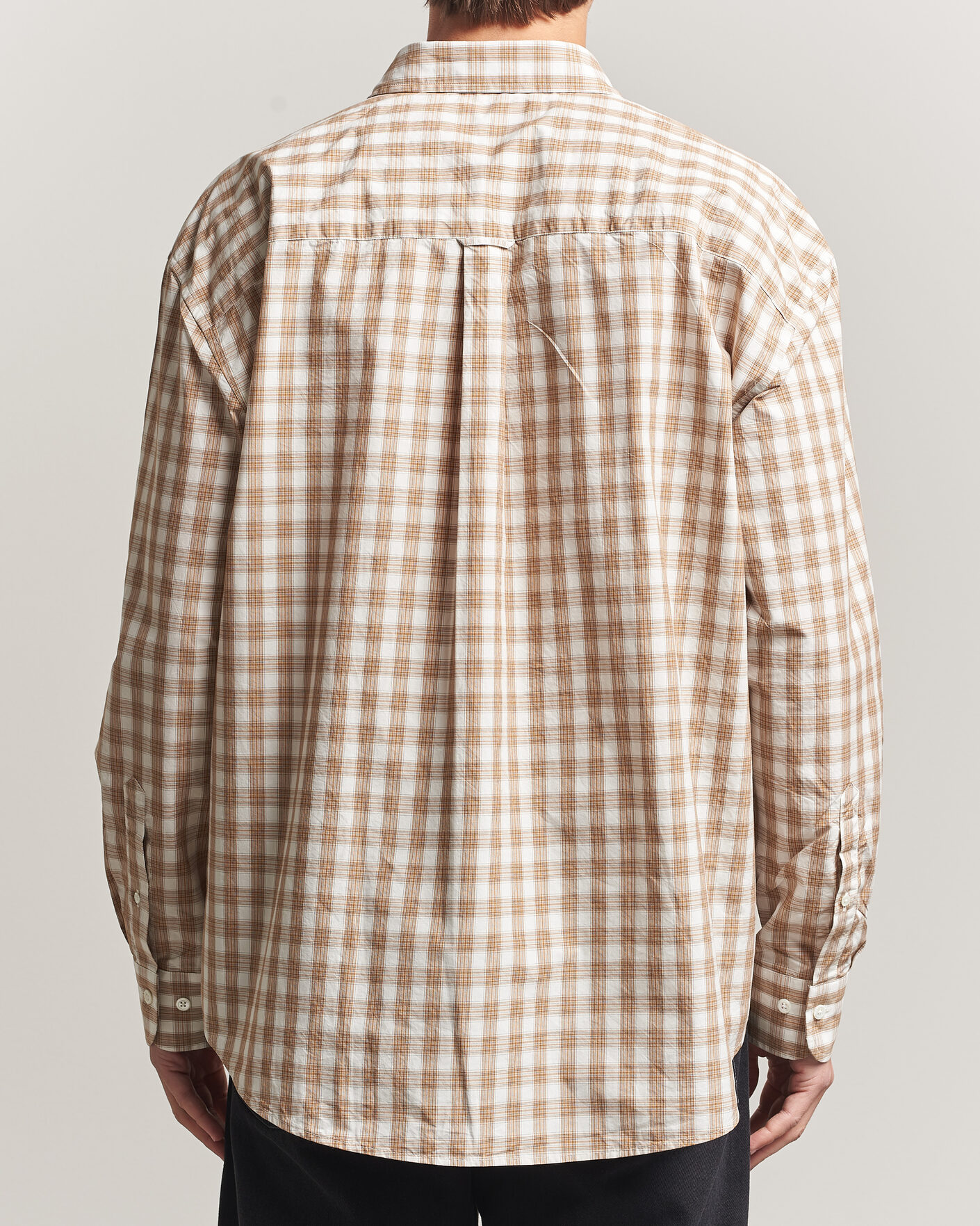 Herre | Skjorter | Sunflower | New Base Shirt Beige Check