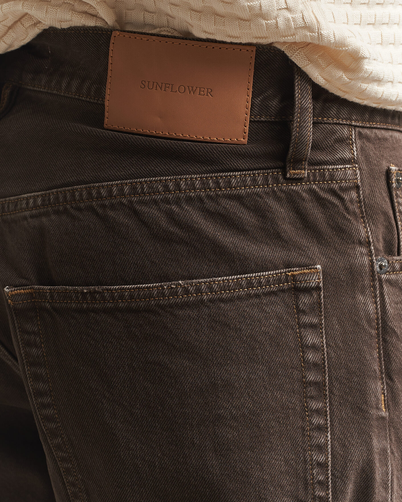 Herre | Jeans | Sunflower | Loose Jeans Vintage Brown