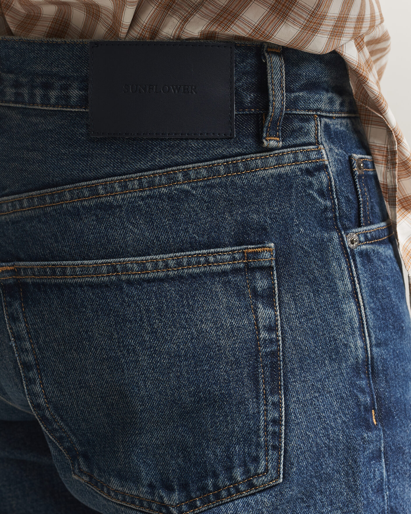Herre | Bukser | Sunflower | New Standard Jeans Dark Blue Worn